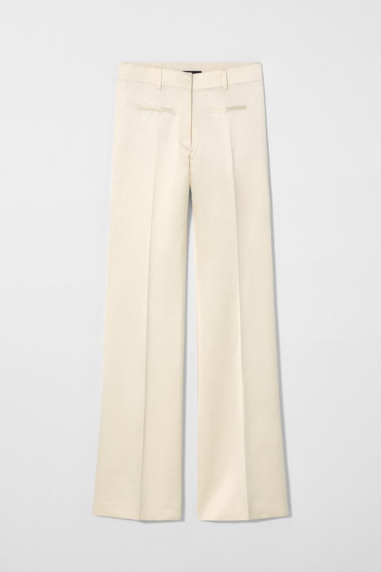LINEN FLARE PANTS KATE MOSS X ZARA - Zara product image