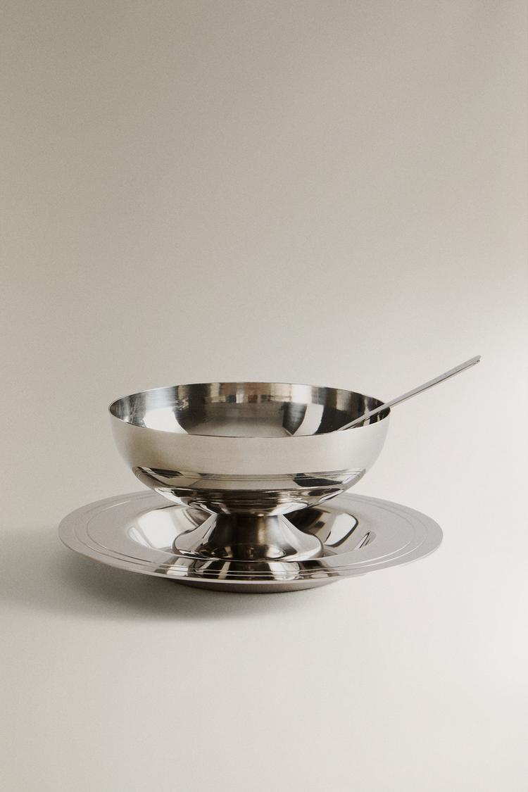 SHINY METAL DESSERT CUP SET