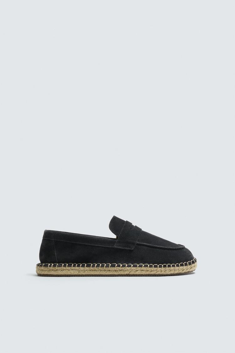 LEATHER PENNY ESPADRILLES - Zara product image