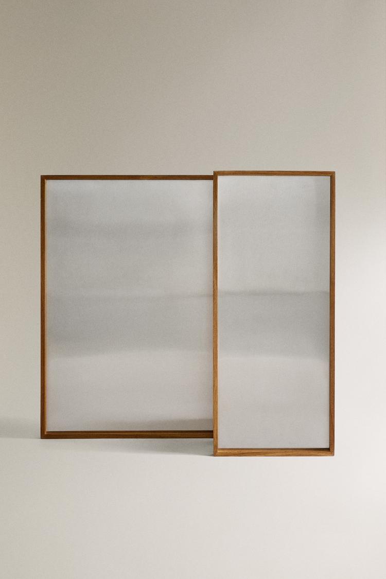 MAGNETIC SLATE WITH WOODEN BORDER