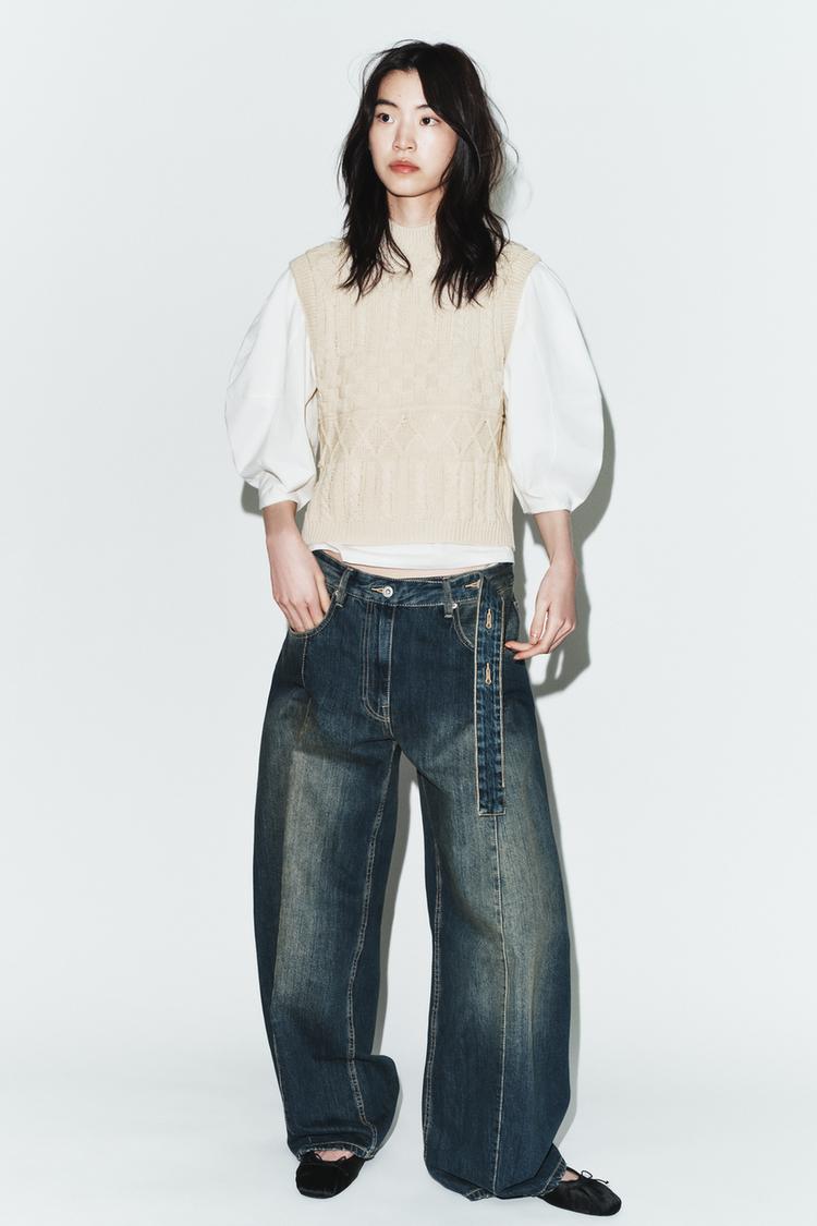 COMBINATION VEST T-SHIRT - Zara product image