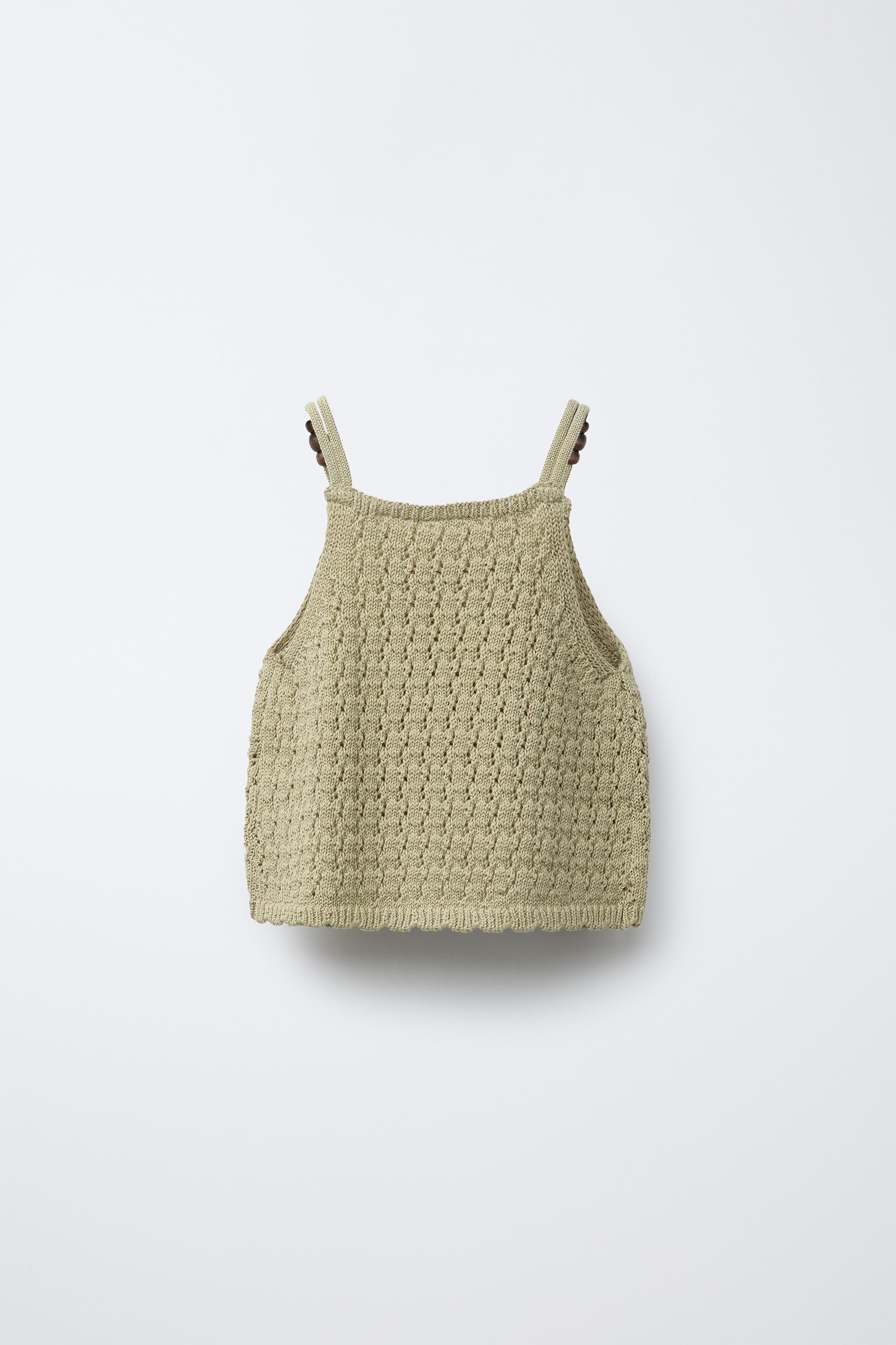 TOP EN MAILLE FANTAISIE