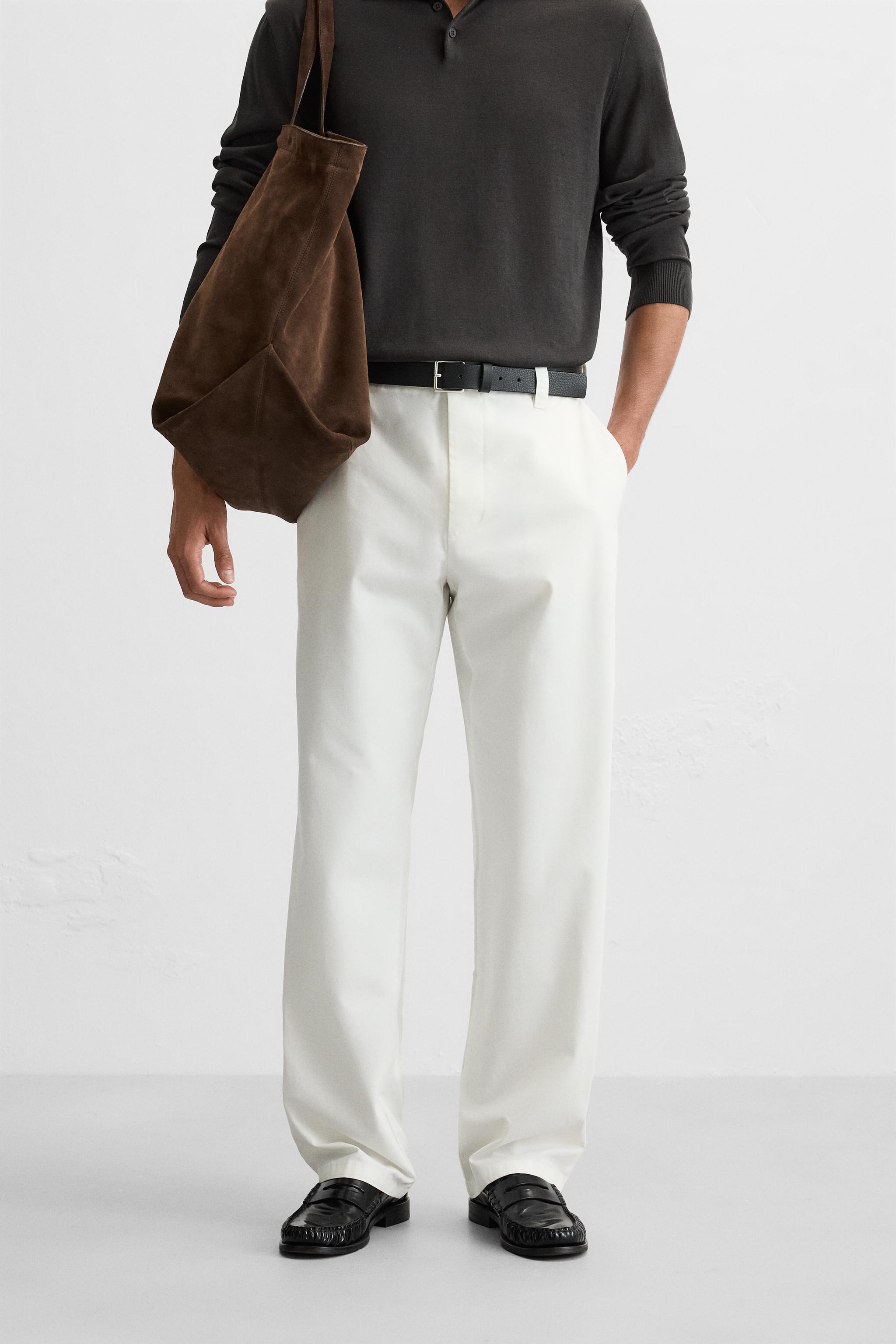 STRAIGHT FIT CHINO PANTS