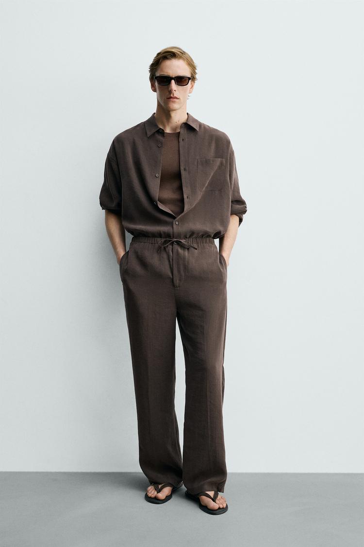 FLOWY RELAXED FIT PANTS - Zara product image
