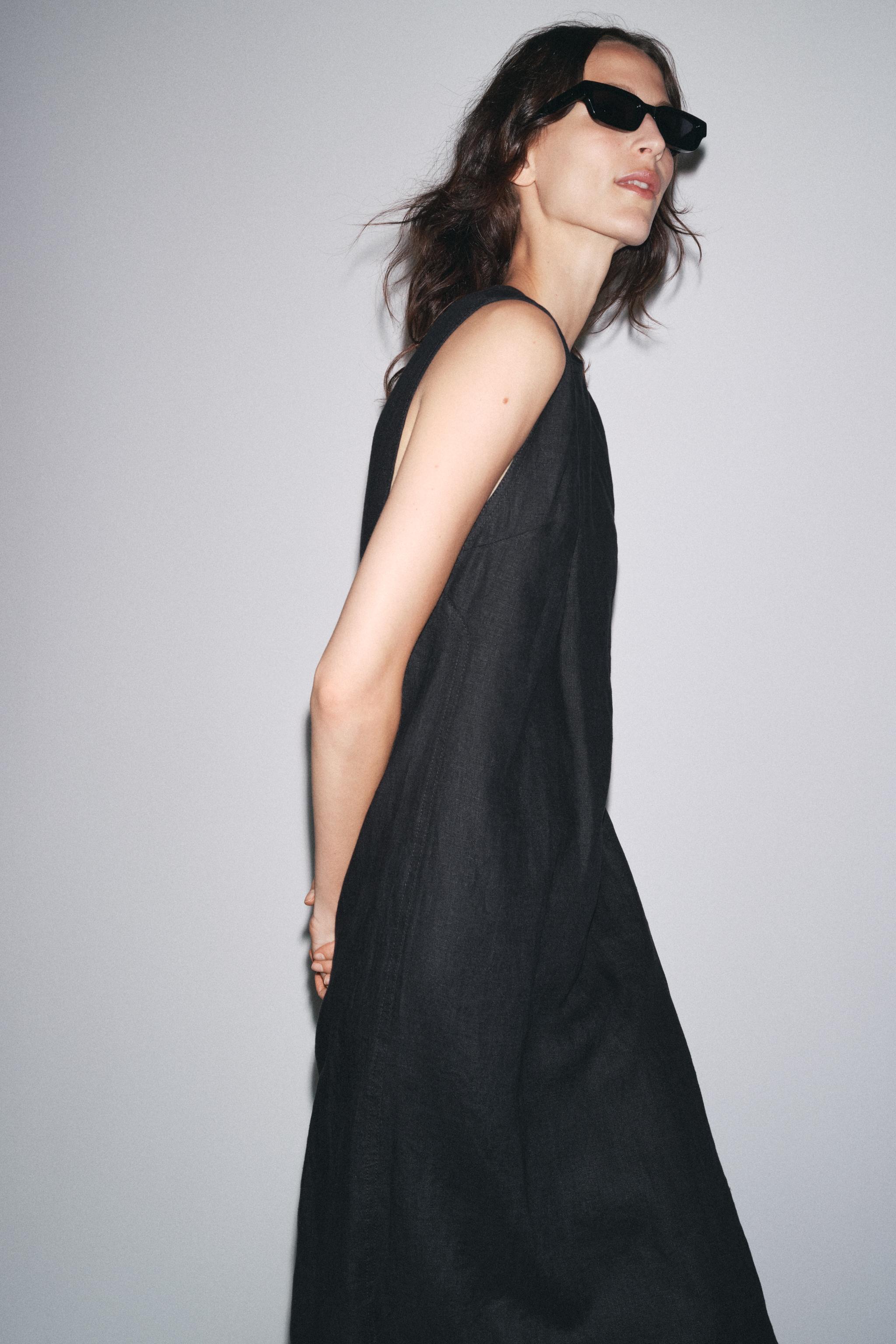 ROBE MIDI EN LIN 100 % ZW COLLECTION