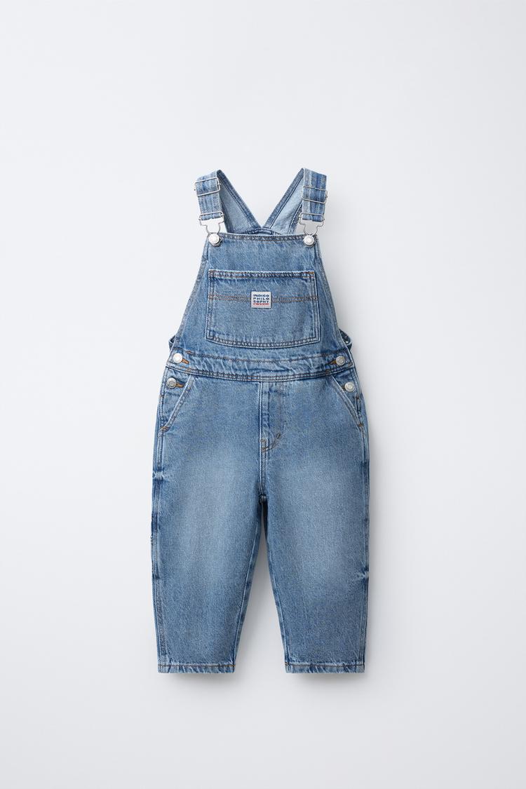 LONG DENIM OVERALLS - Zara product image