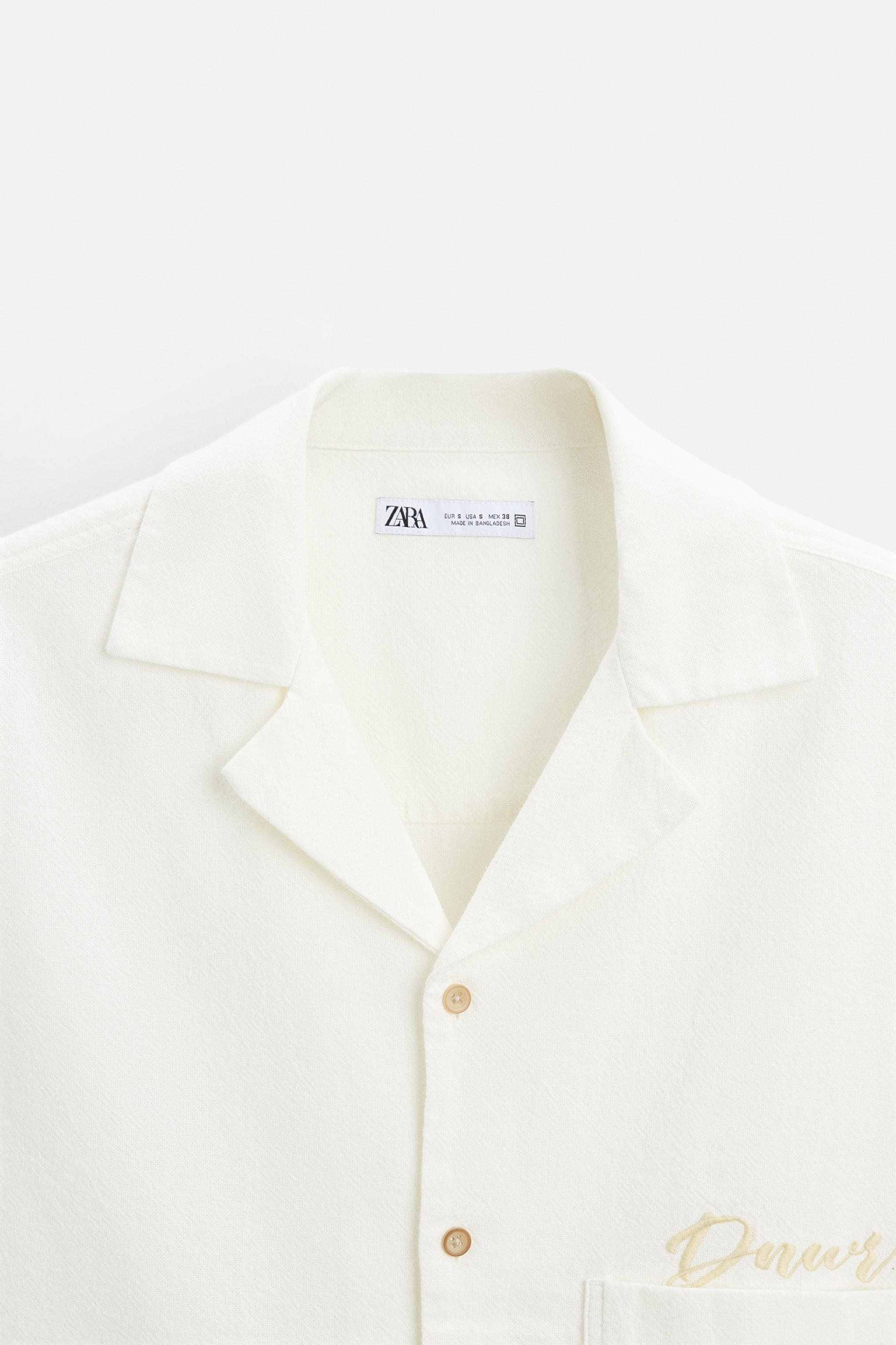 CHEMISE STRUCTURÉE BRODÉE