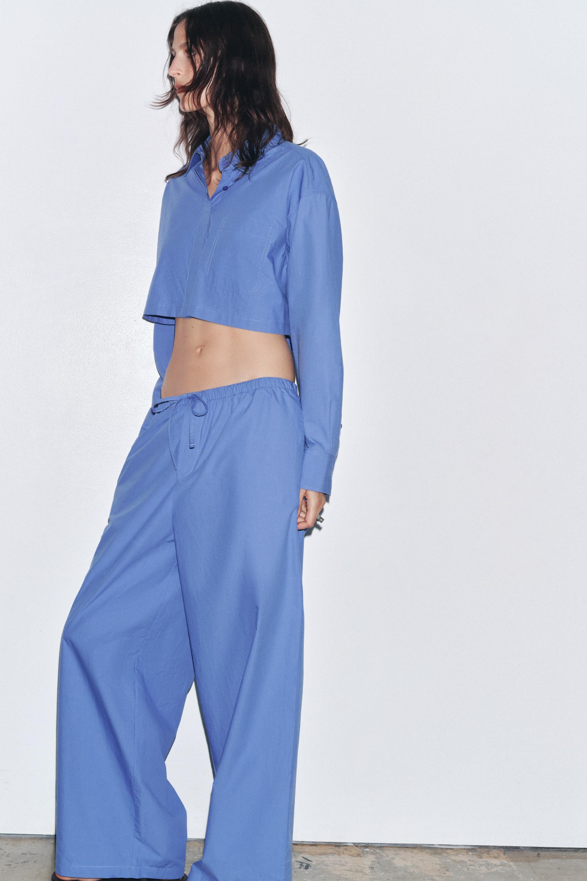 CHEMISE COURTE EN POPELINE