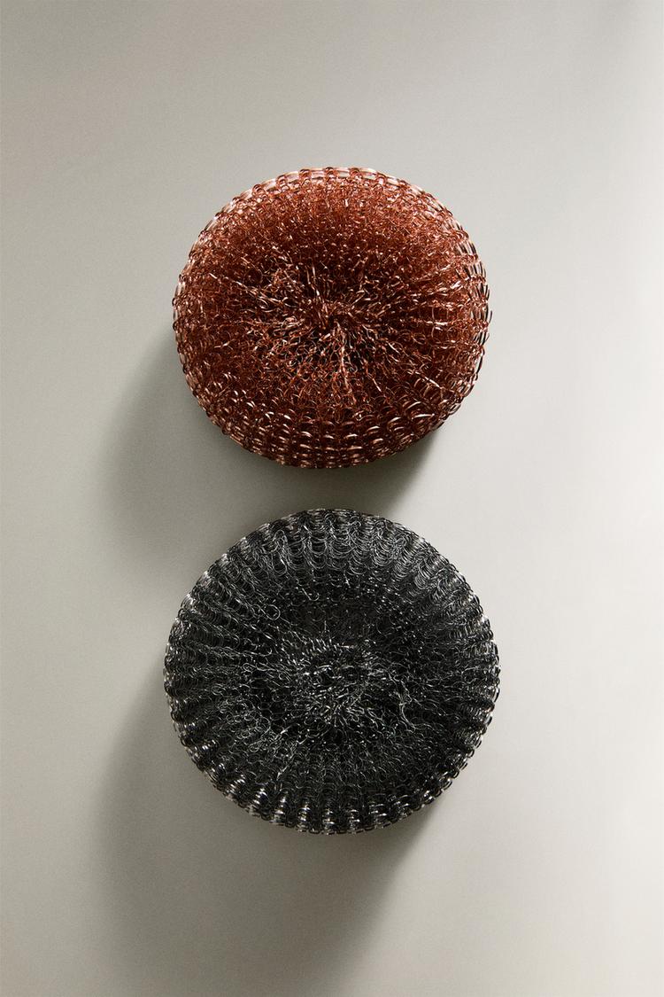 STAINLESS STEEL SCOURER PACK (PACK OF 2) - Zara product image