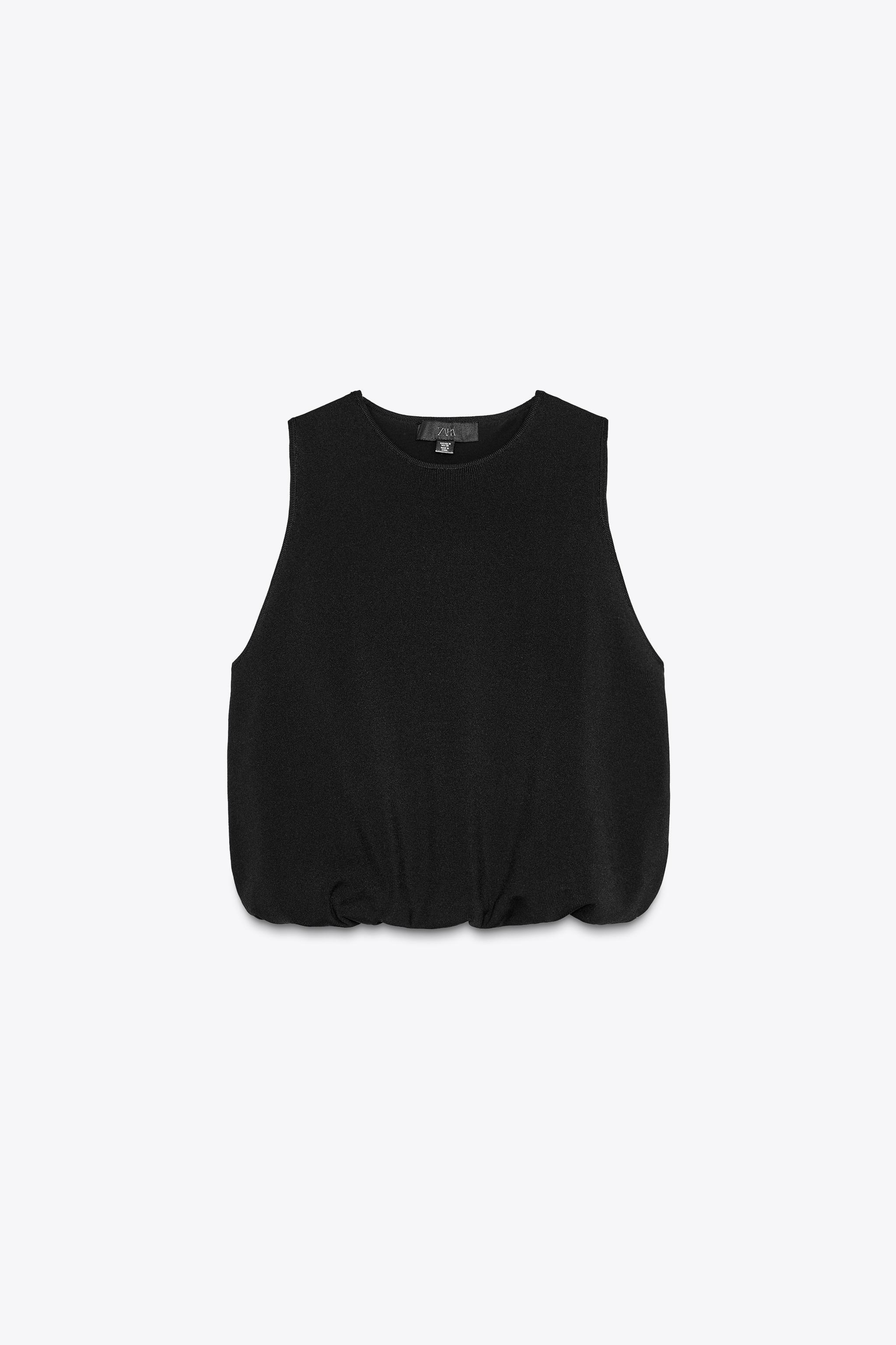 TOP EN MAILLE BAS BOUFFANT