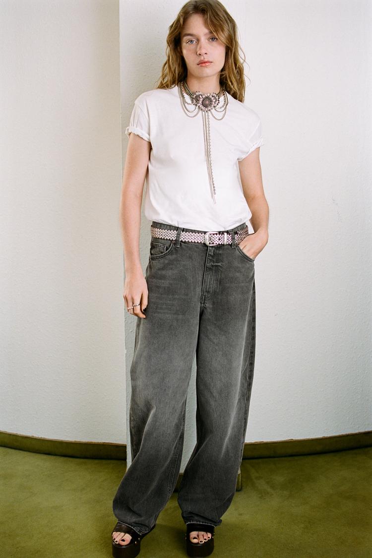 MID-RISE RELAXED OVERSIZE JEANS