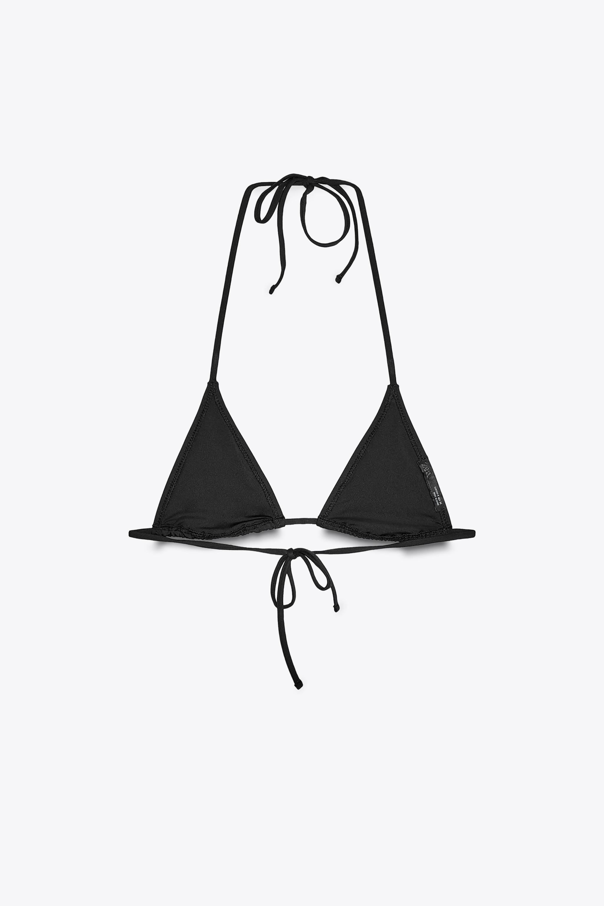 RHINESTONE TRIANGLE BIKINI TOP