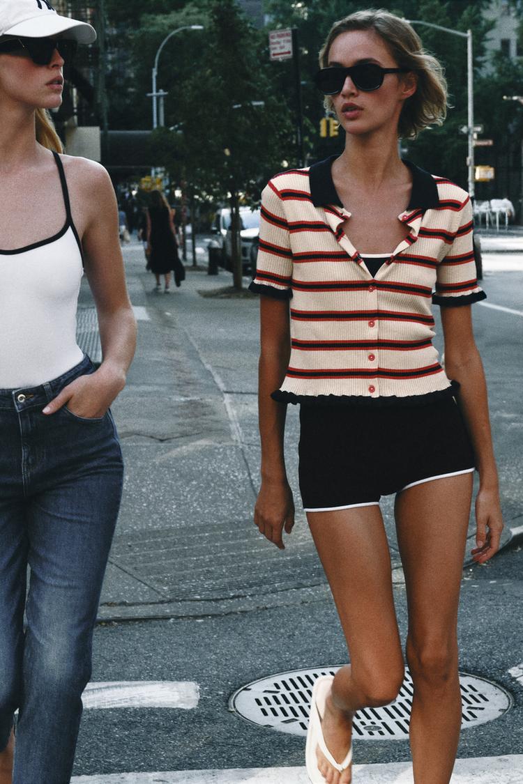 STRIPED CARDIGAN - Zara product image