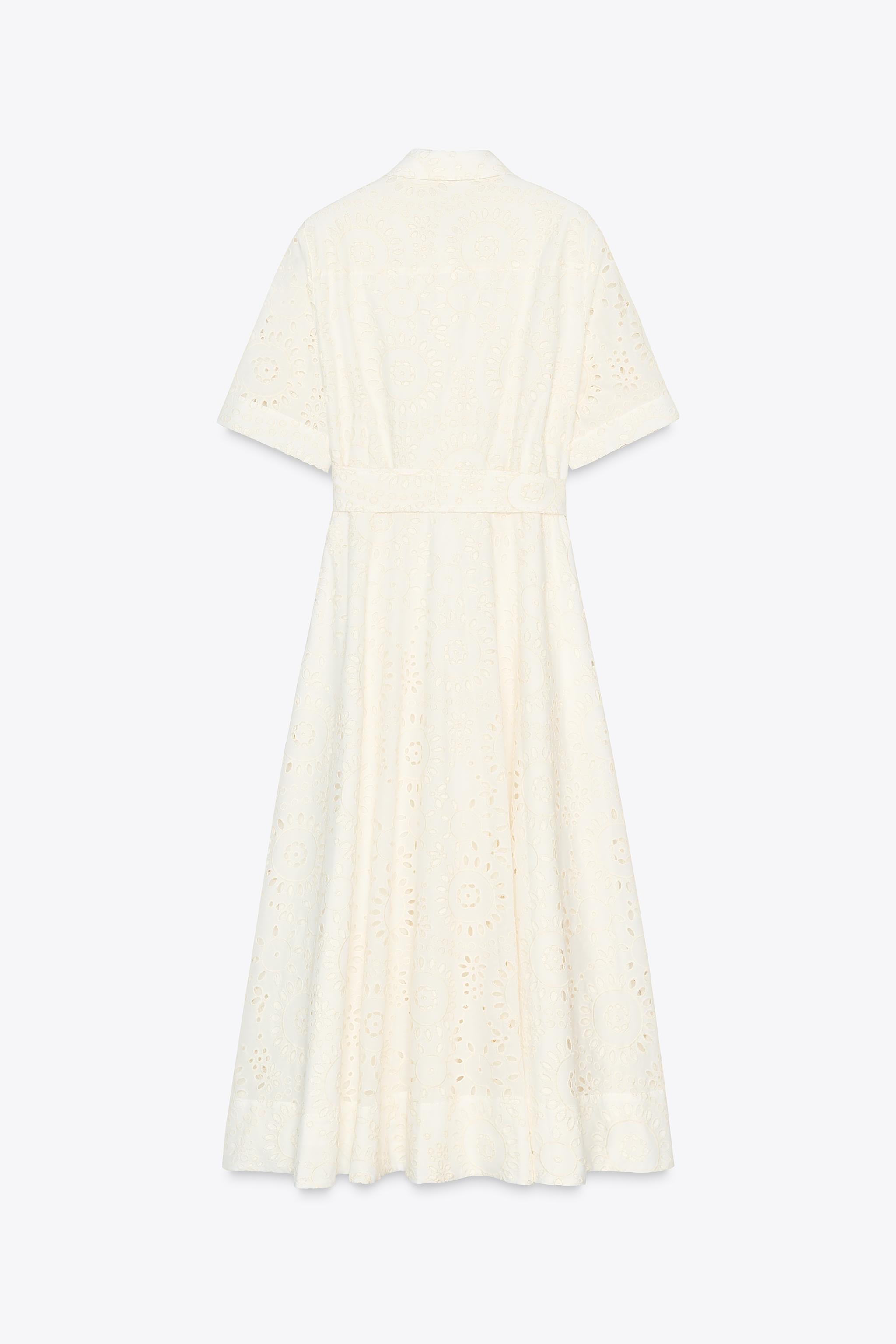 ZW COLLECTION EMBROIDERED SHIRT DRESS