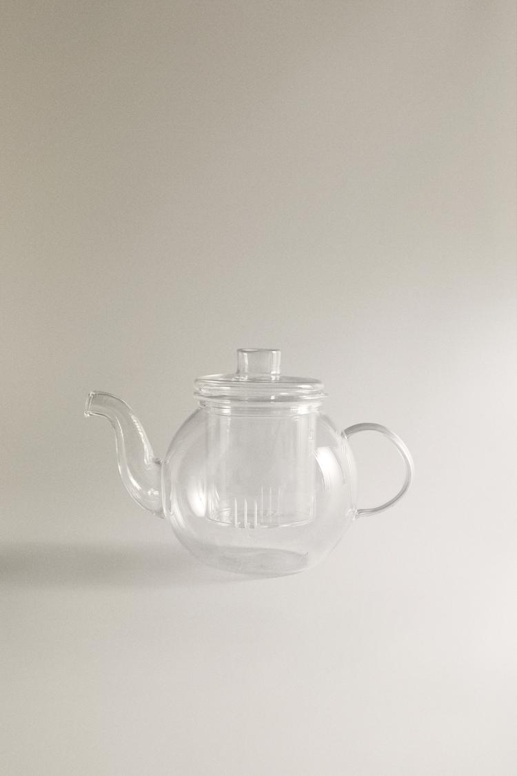 BOROSILICATE GLASS TEAPOT WITH INFUSER - Zara product image