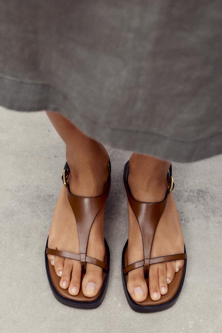 STRAPPY PLATFORM SANDALS - Zara product image