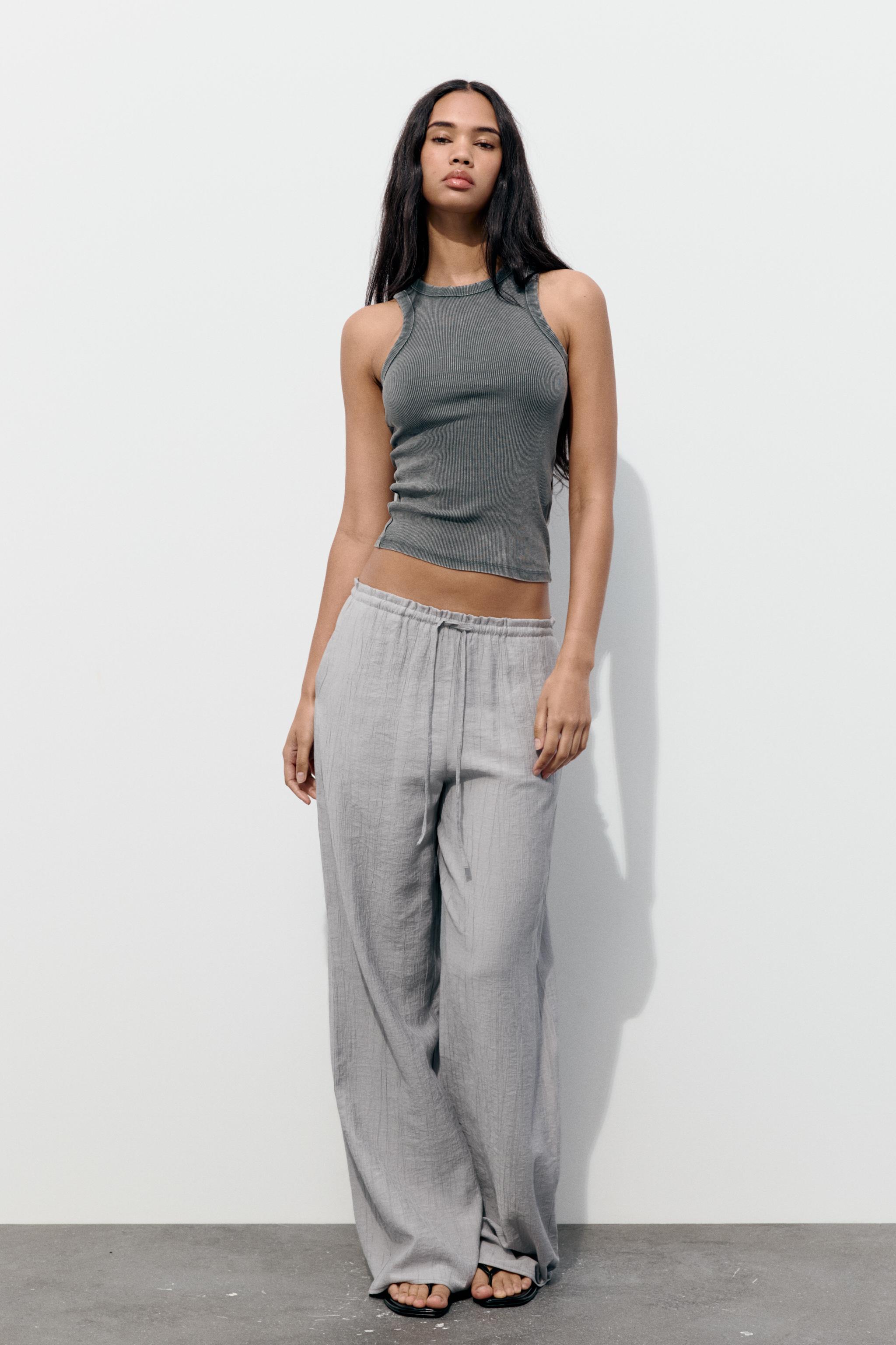 TEXTURED PANTS