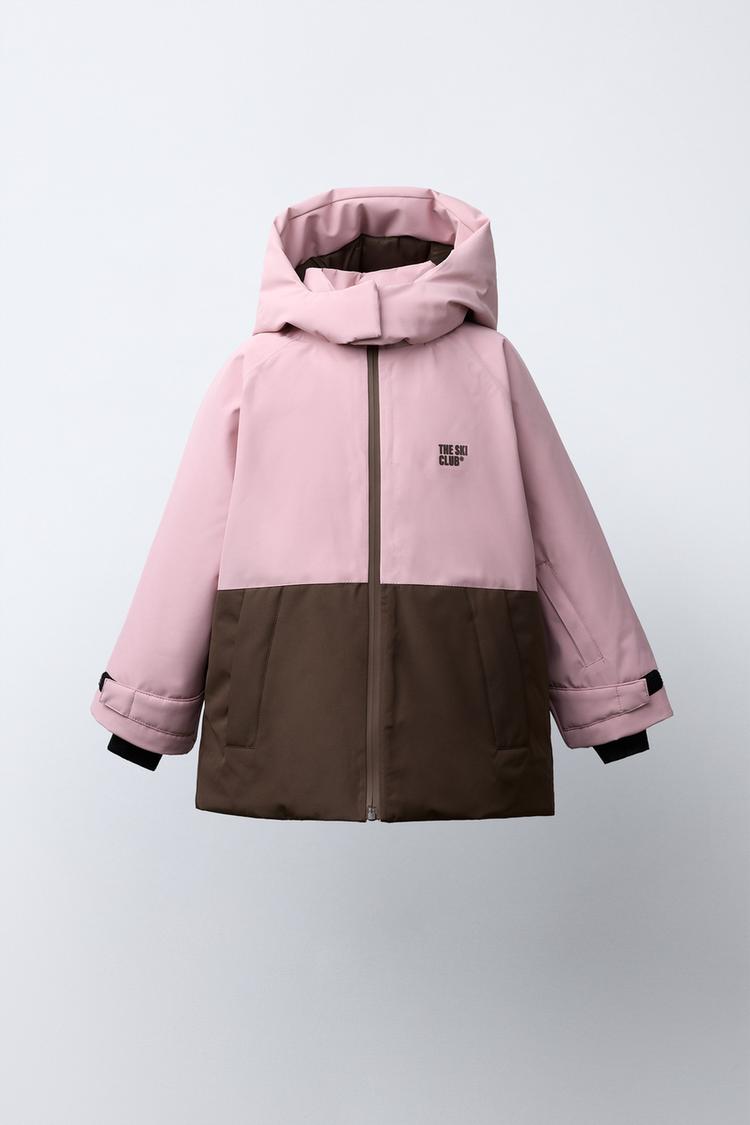 COLOR BLOCK WATERPROOF AND WINDPROOF HOODIE RECCO® SYSTEM SKI COLLECTION - Zara product image