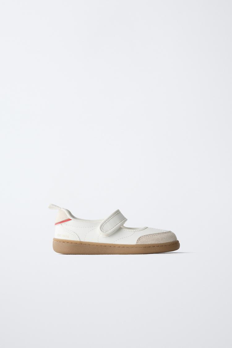 RETRO SPORTY BALLET FLATS - Zara product image