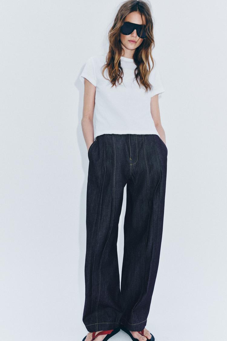 RUSTIC COTTON T-SHIRT - Zara product image