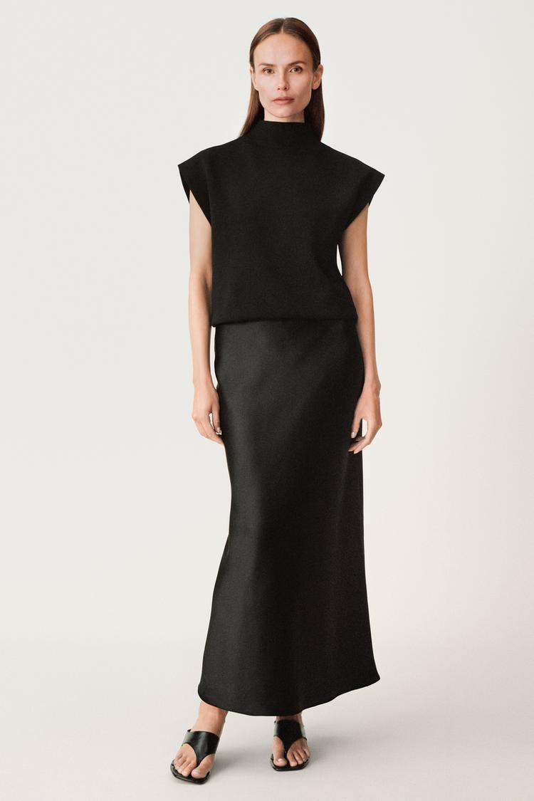 SATIN MIDI SKIRT 50TH ANNIVERSARY - Zara product image