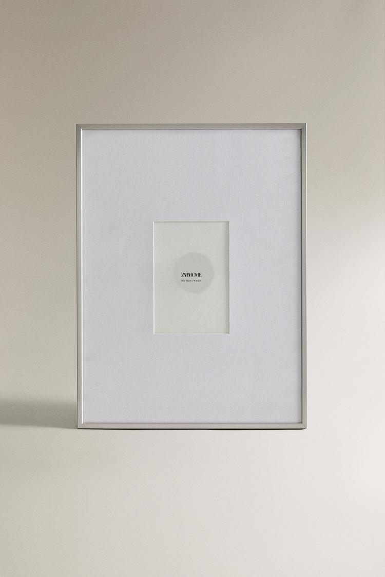SILVER METAL EDGE PHOTO FRAME
