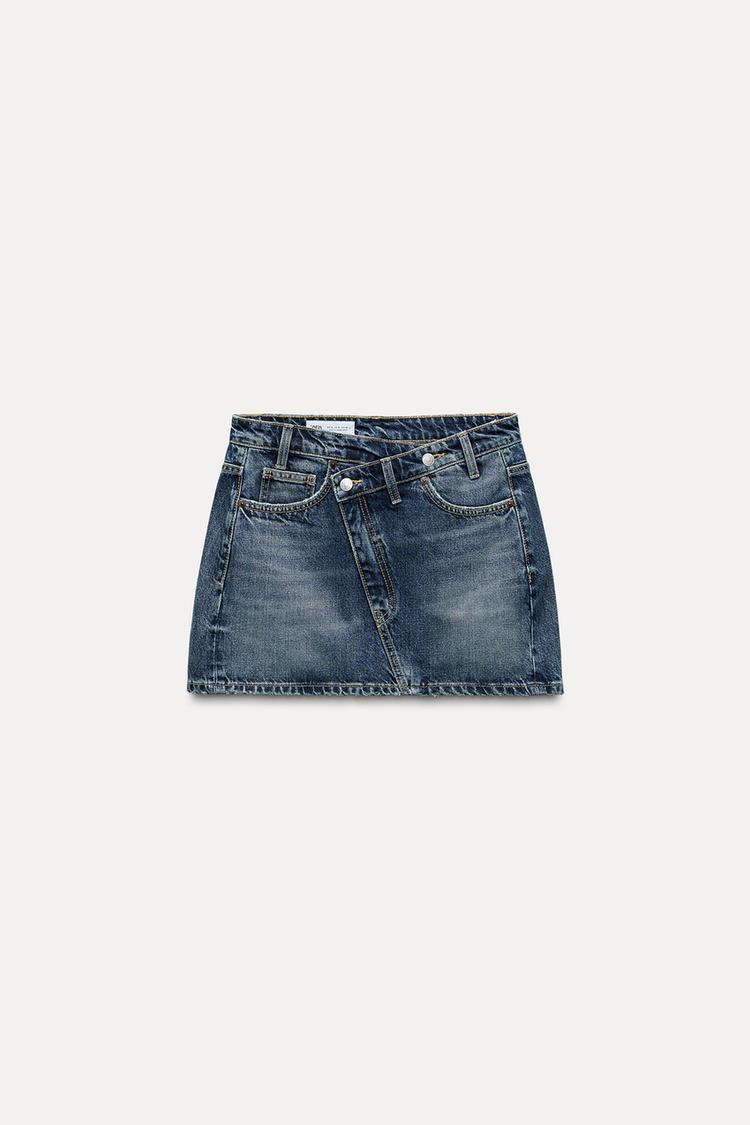 TRF DENIM MINI SKIRT
