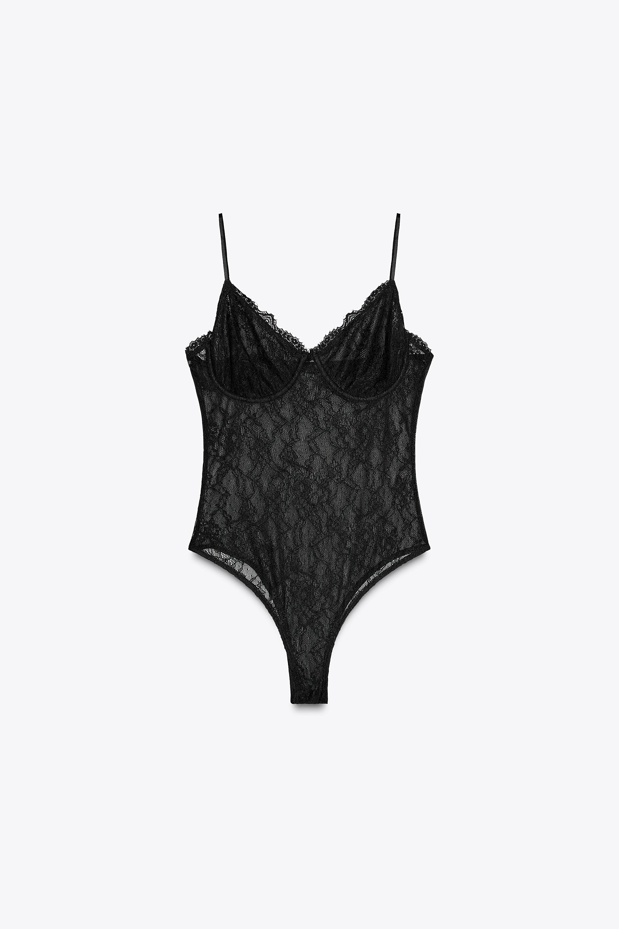 LACE CAMISOLE BODYSUIT