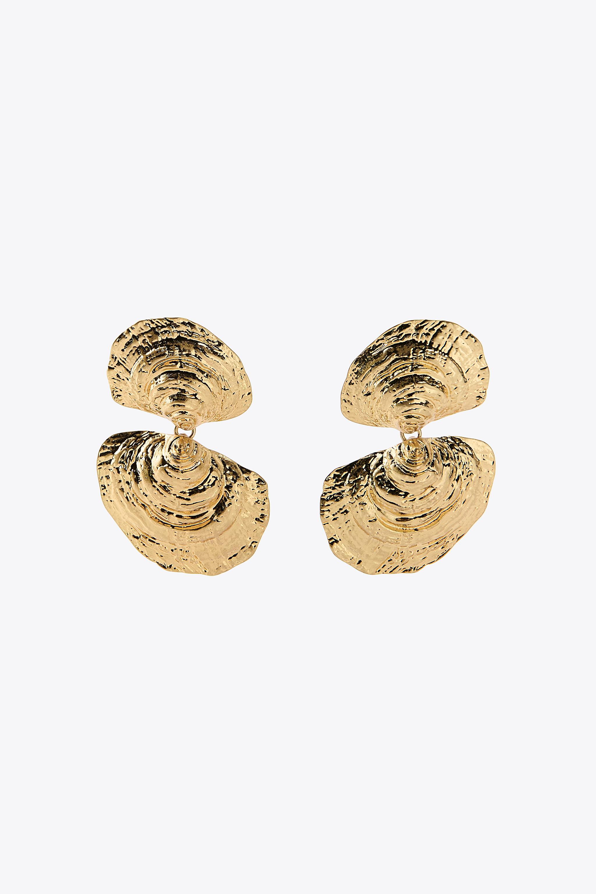 DOUBLE SHELL EARRINGS