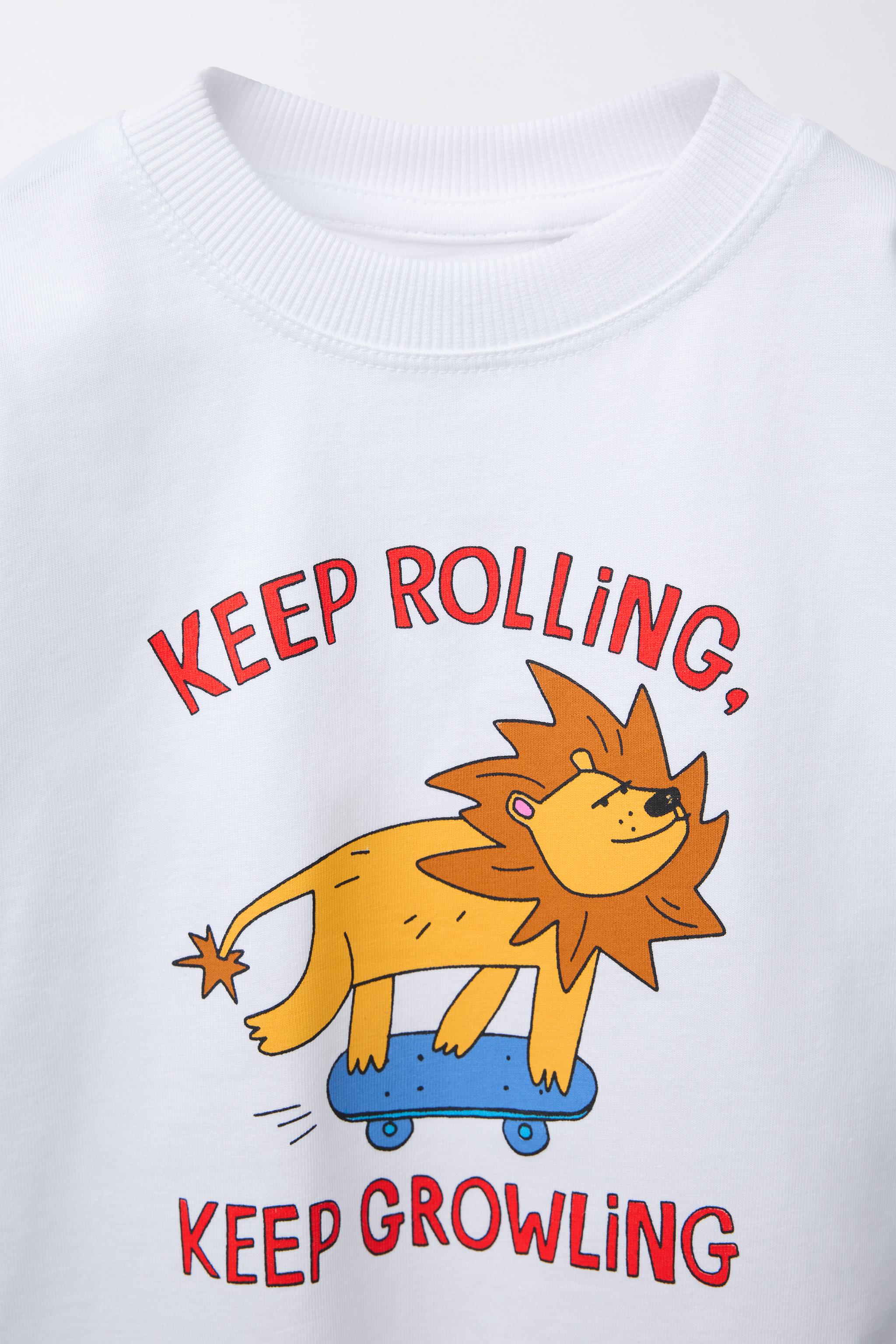 T-SHIRT À IMPRIMÉ ANIMALIER