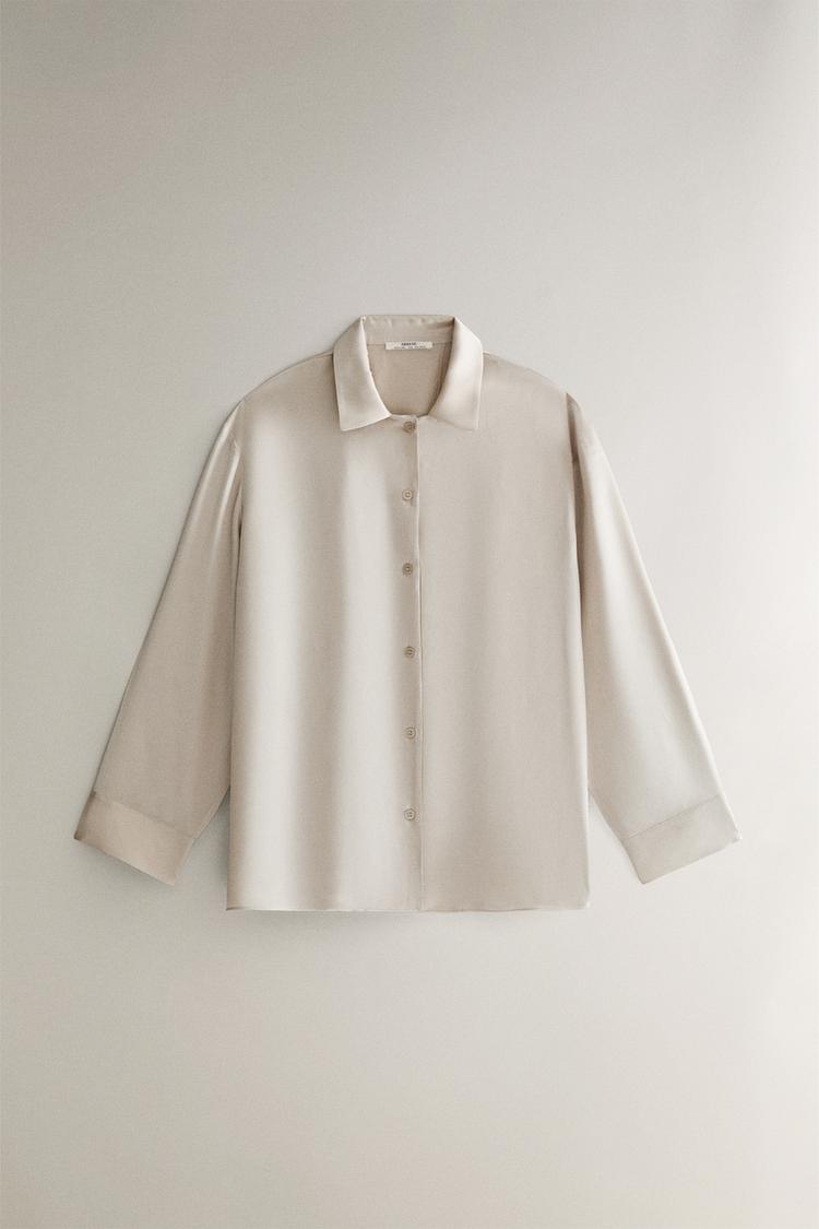 SILK SHIRT - Zara product image