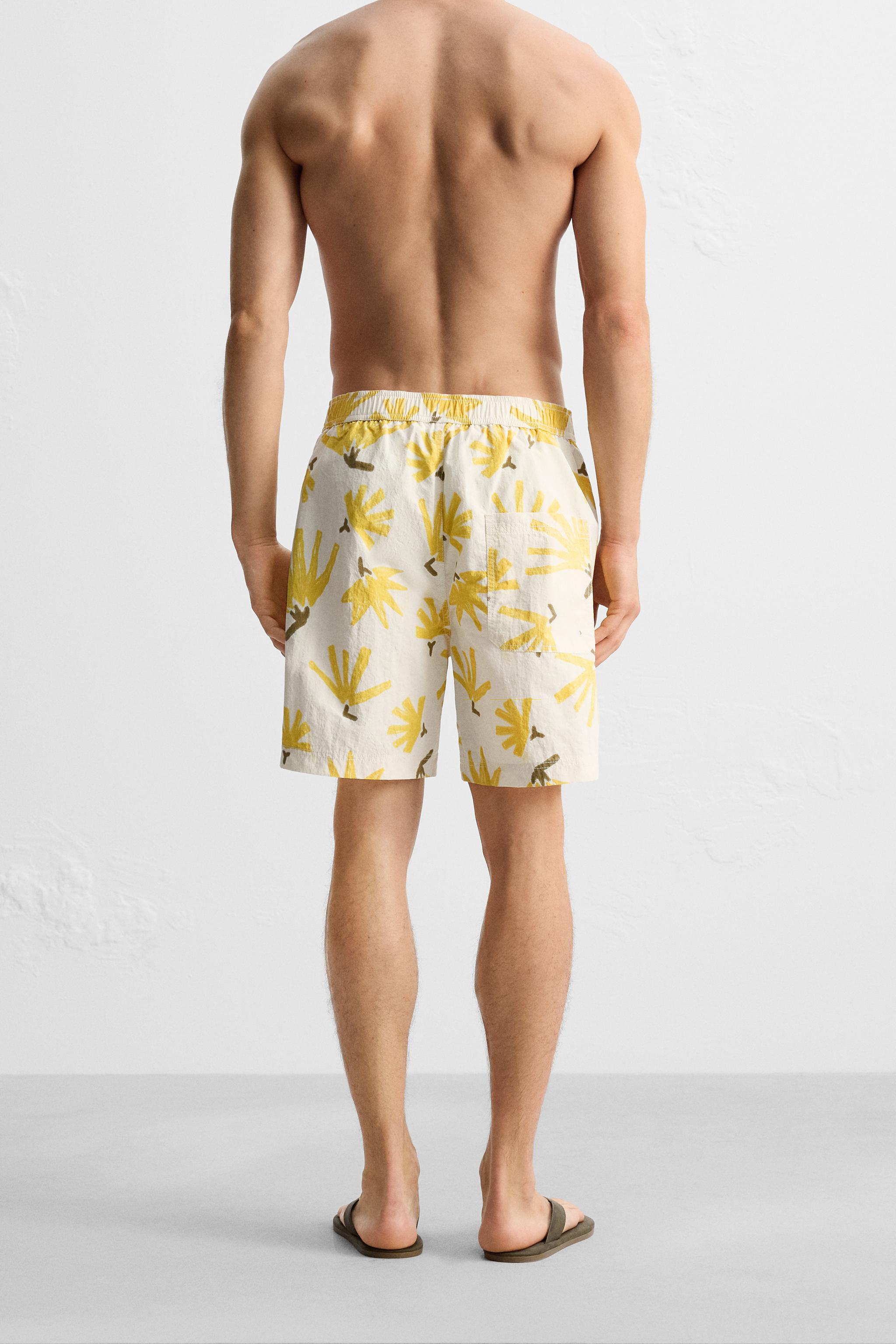 FLORAL PRINT LONG SWIMSUIT