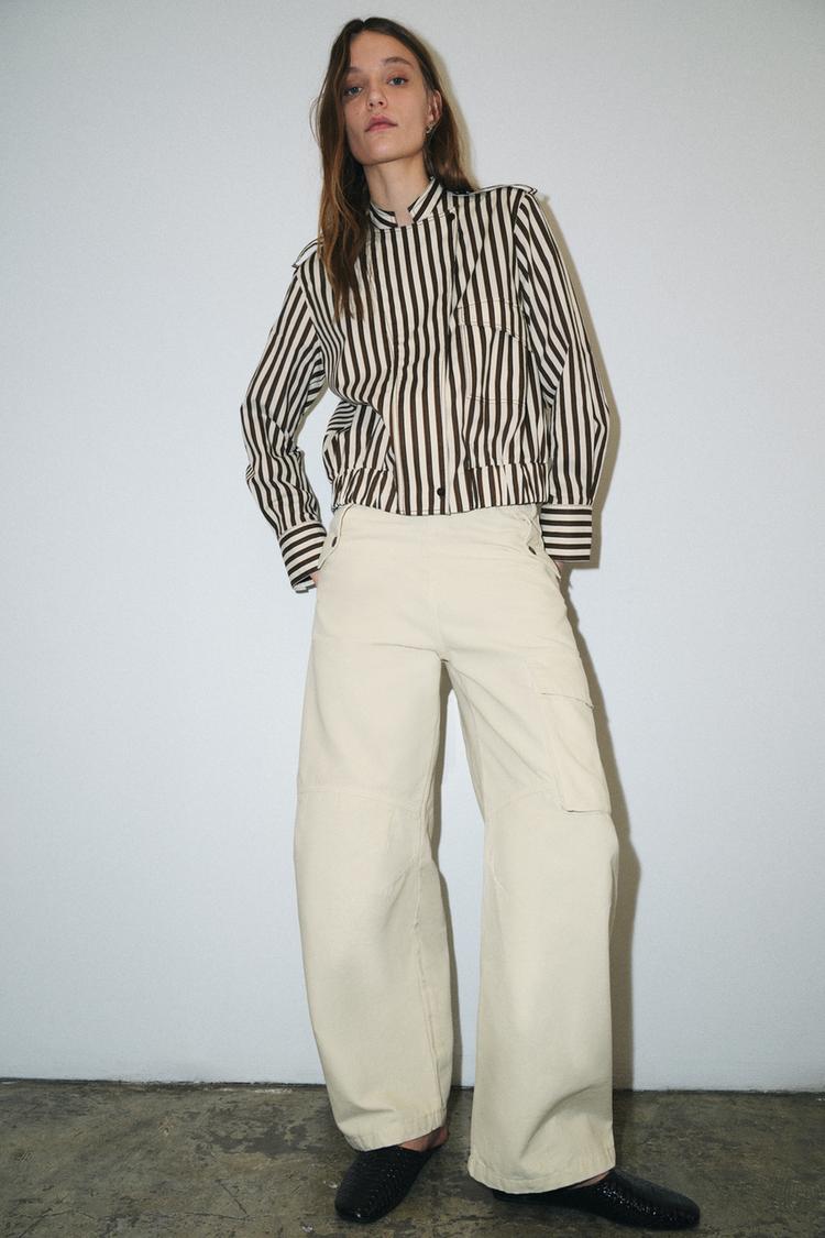 ZW COLLECTION STRIPED SHIRT - Zara product image