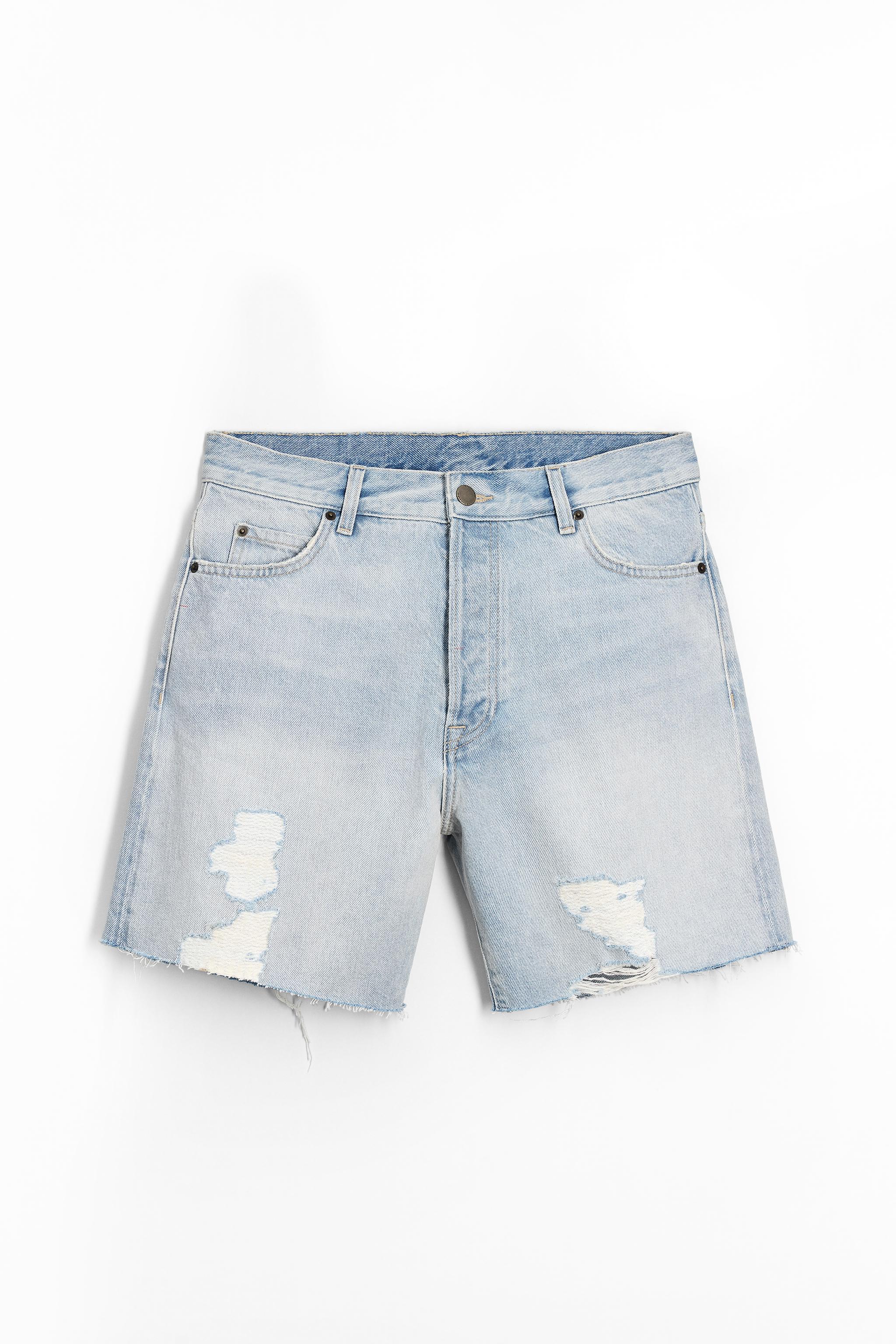 RIPPED DENIM SHORTS ZW COLLECTION