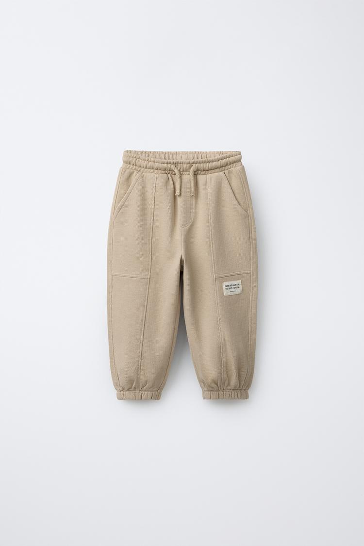LABEL JOGGER PANTS - Zara product image
