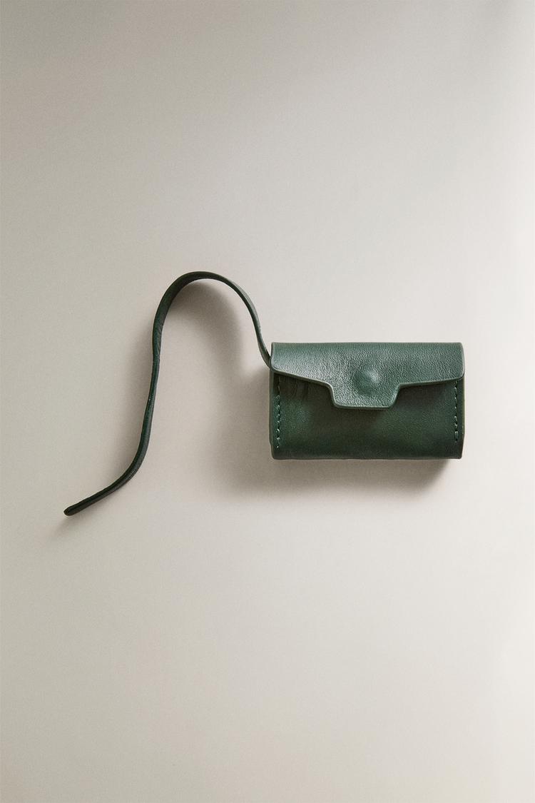 LEATHER PET BAG DISPENSER