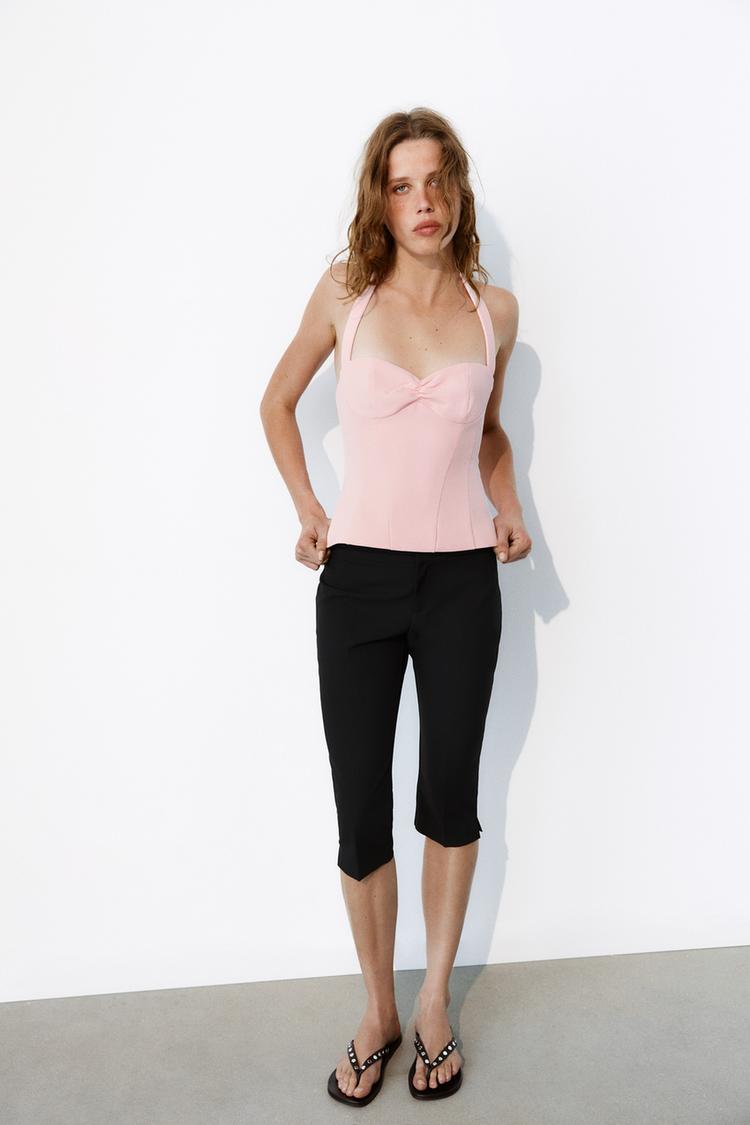 SWEETHEART HALTER TOP - Zara product image