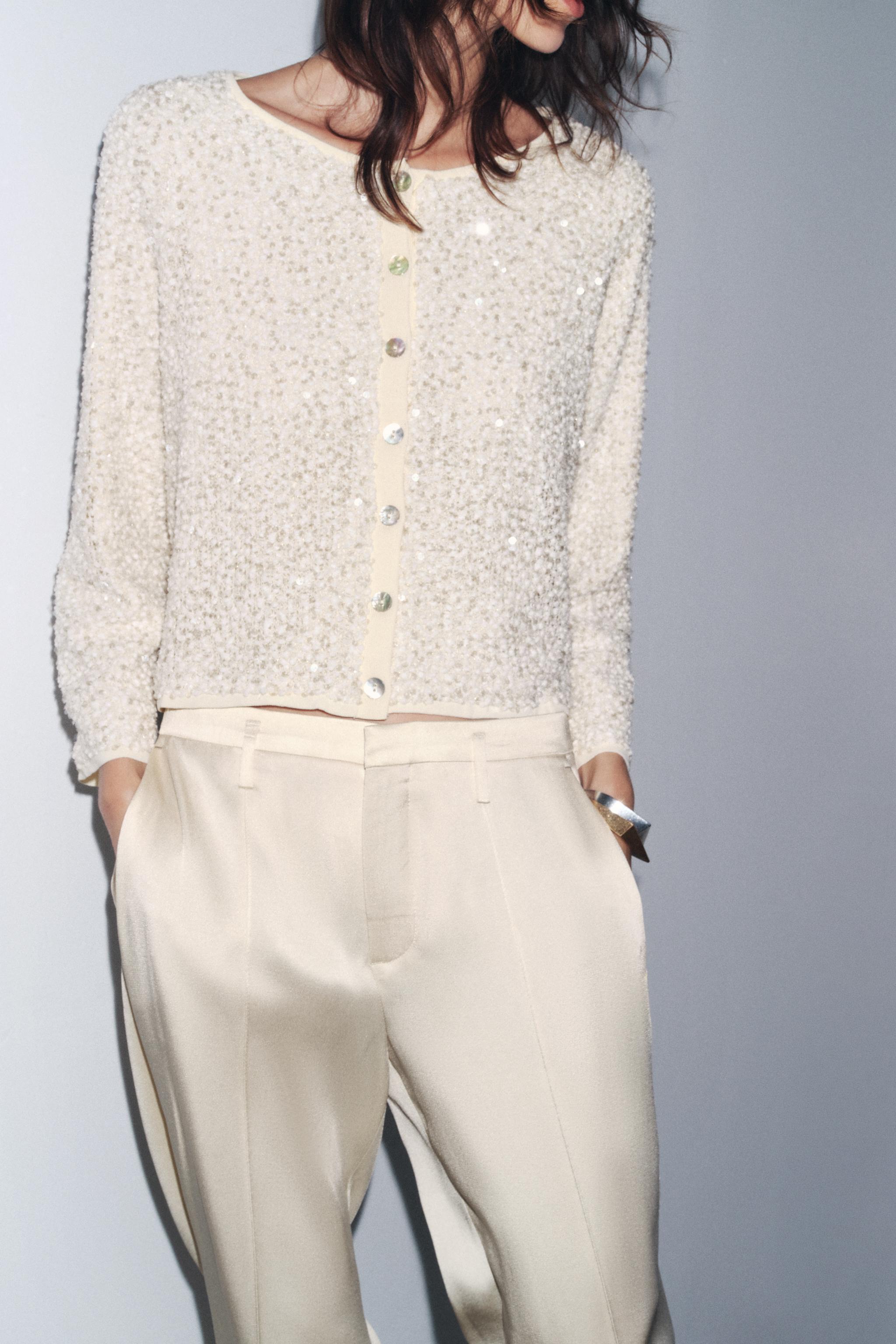 SEQUIN CARDIGAN