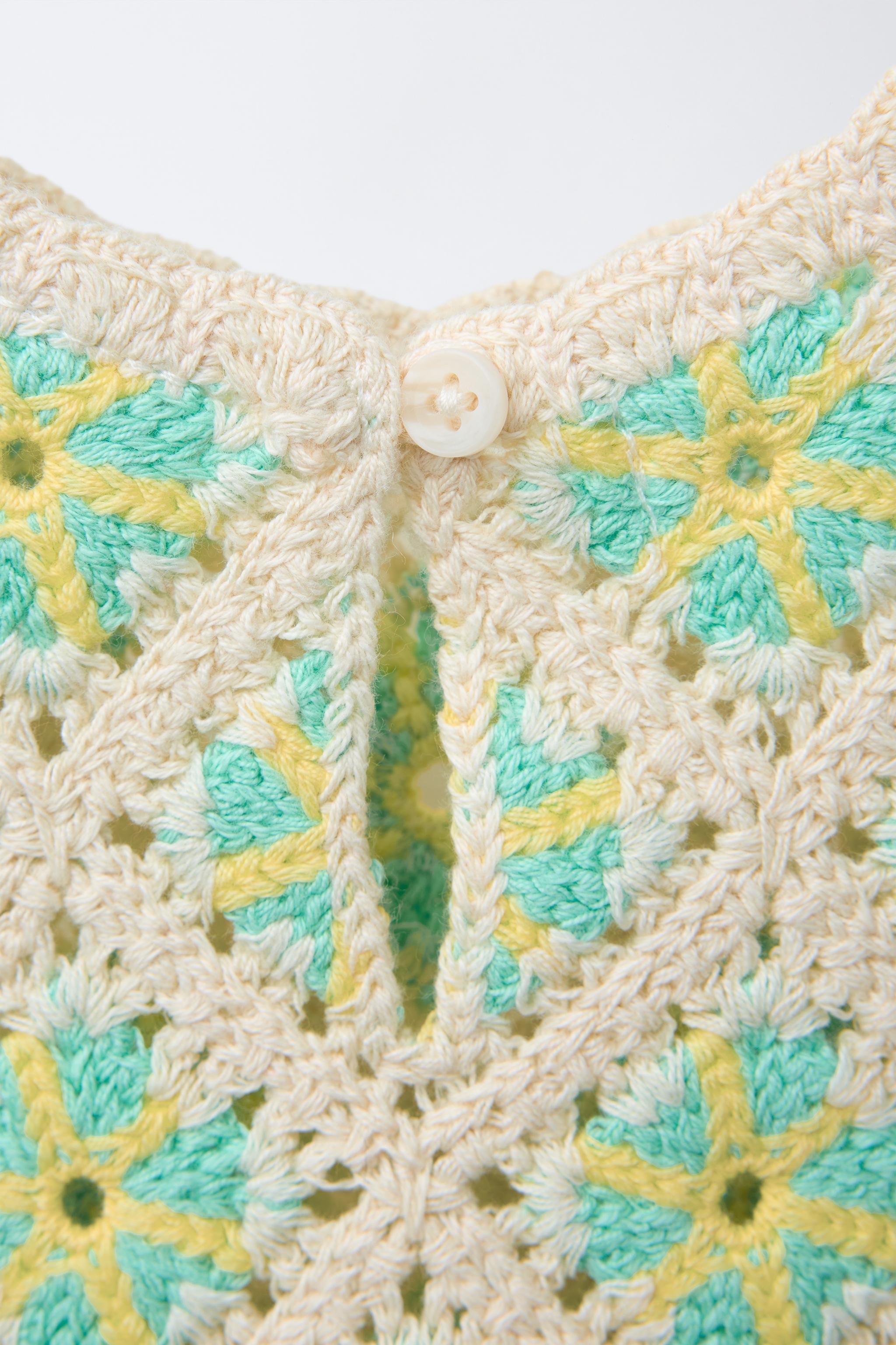TOP EN MAILLE CROCHET