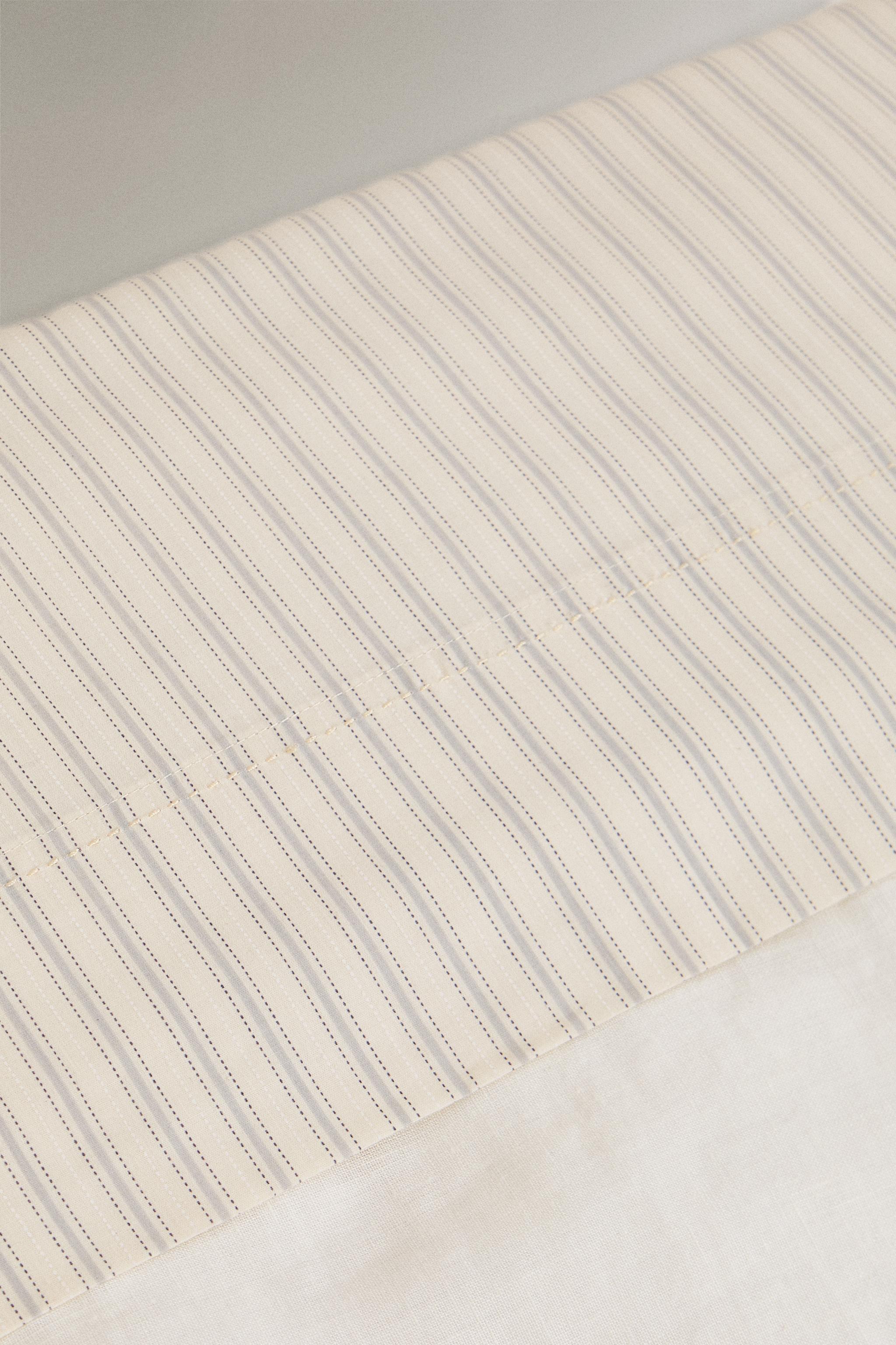 CHILDREN'S STRIPED FLAT SHEET