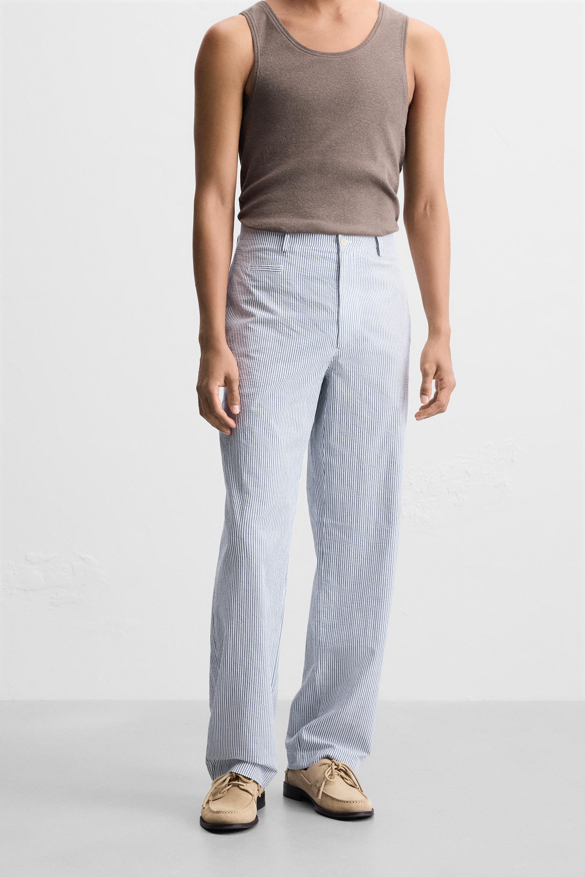 SEERSUCKER PANTS