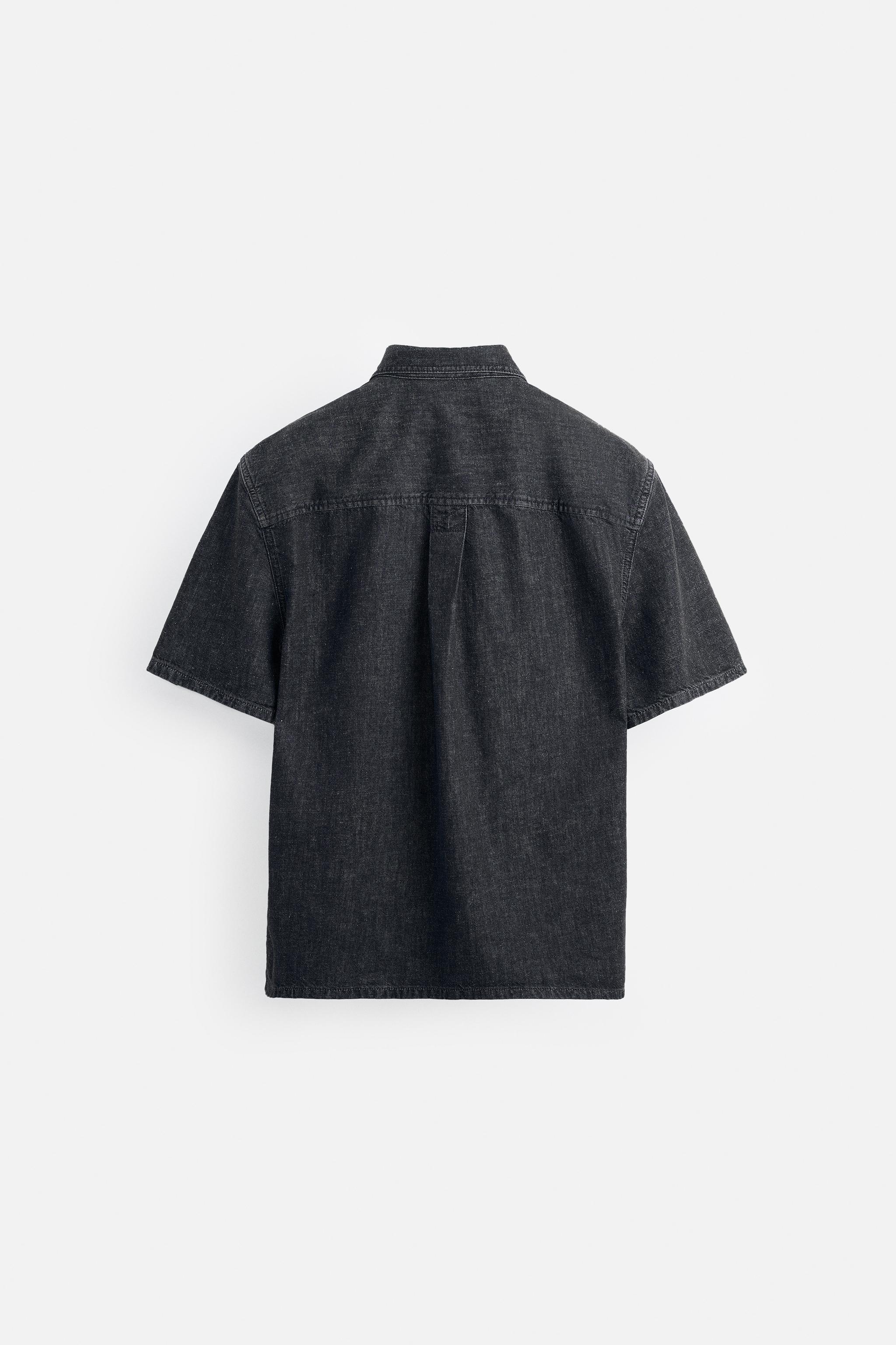 COTTON-HEMP DENIM SHIRT