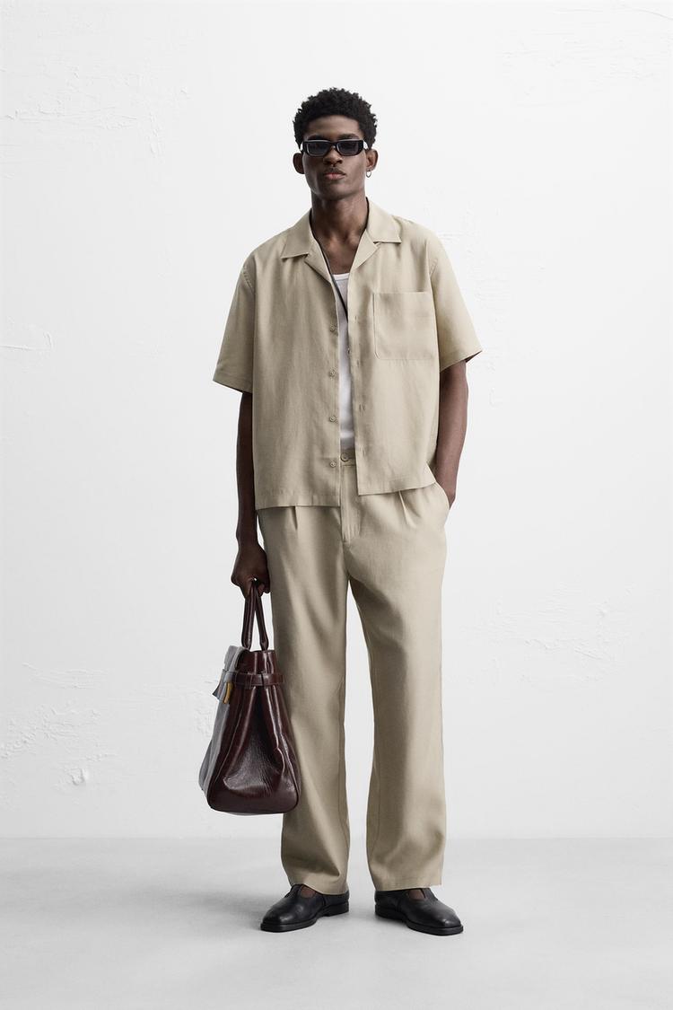 LYOCELL BLEND PANTS