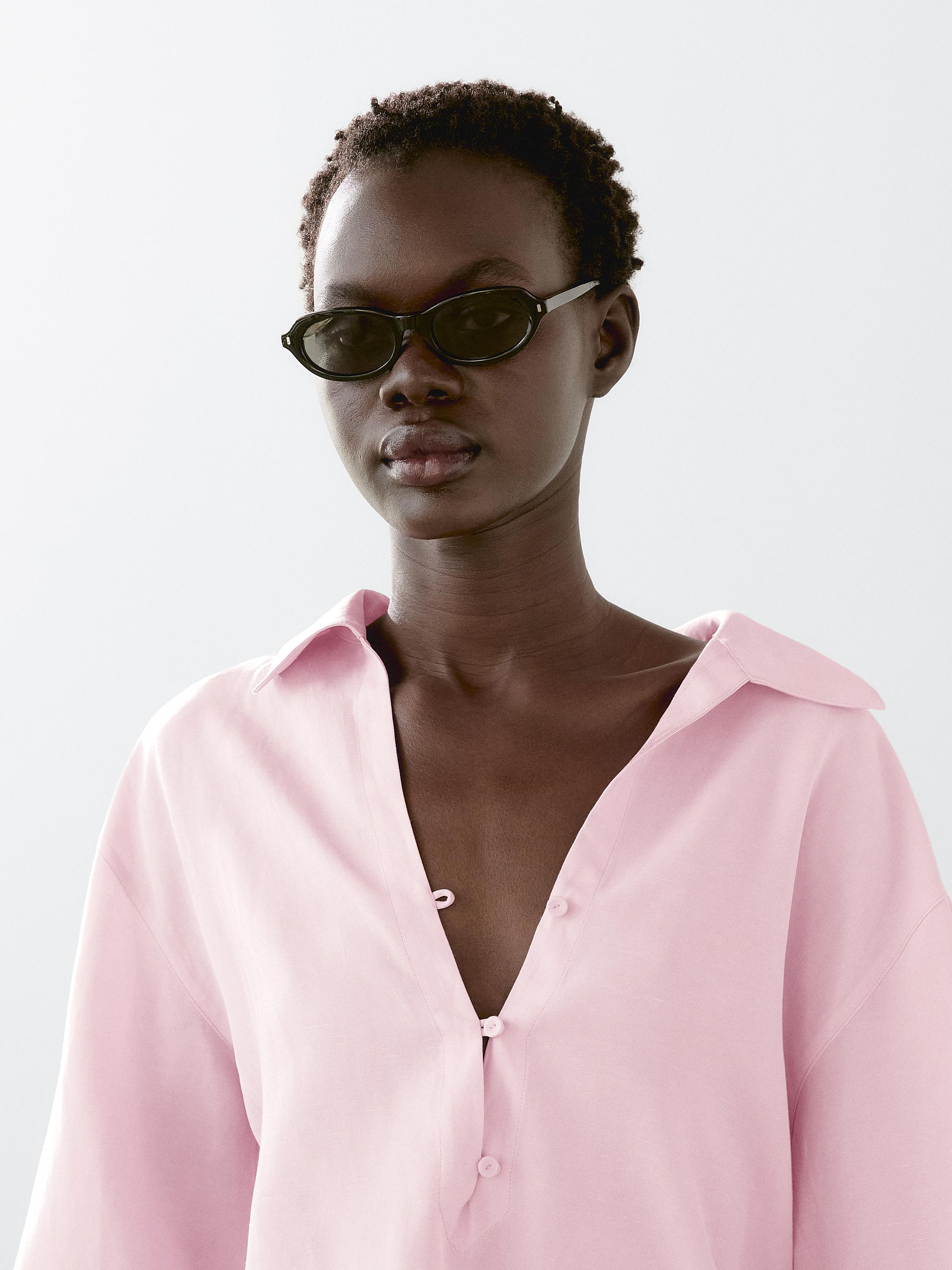 Blouse légère col polo
