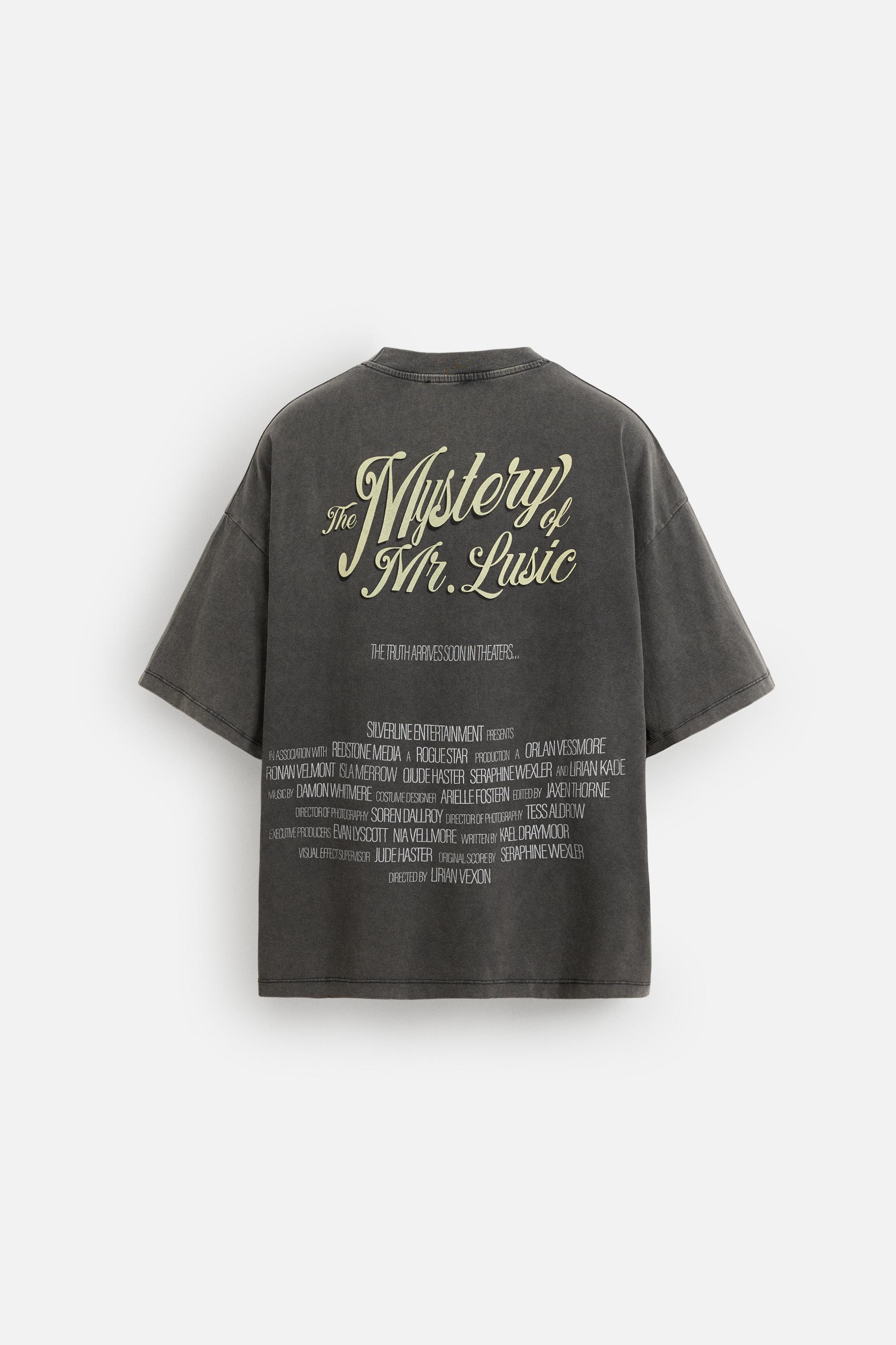 WASHED TEXT T-SHIRT