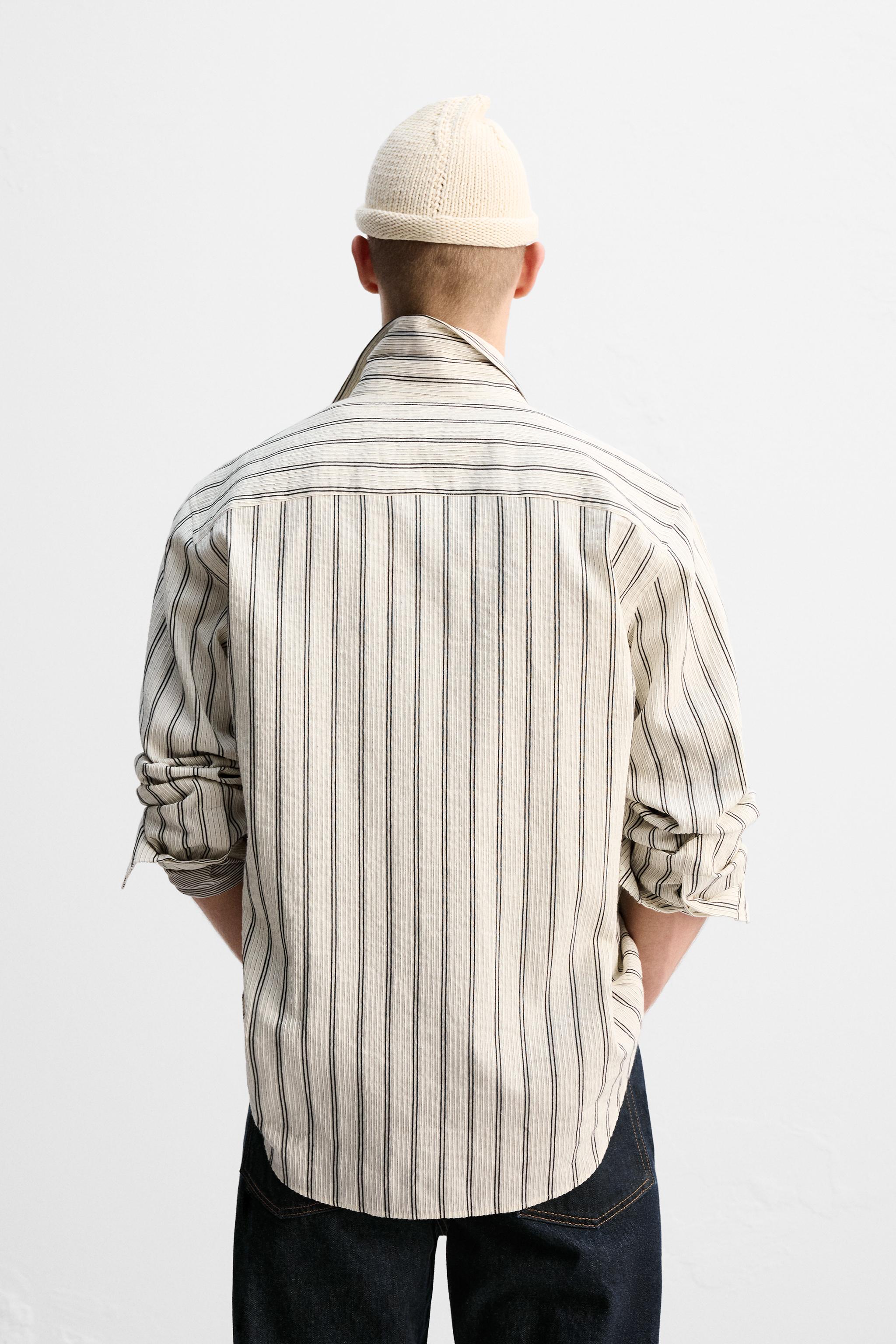 CHEMISE EN JACQUARD À RAYURES ÉDITION LIMITÉE