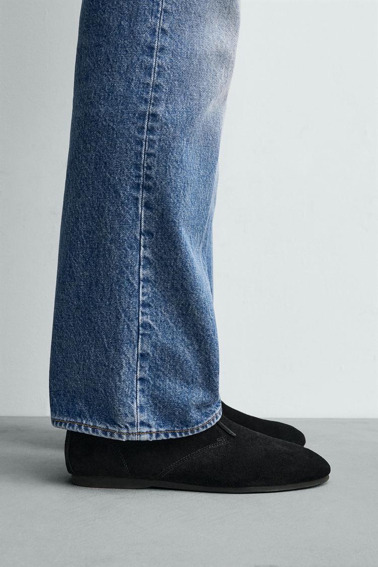 LEATHER BOOTS WITH VIBRAM® SOLE AARON LEVINE X ZARA - Zara product image
