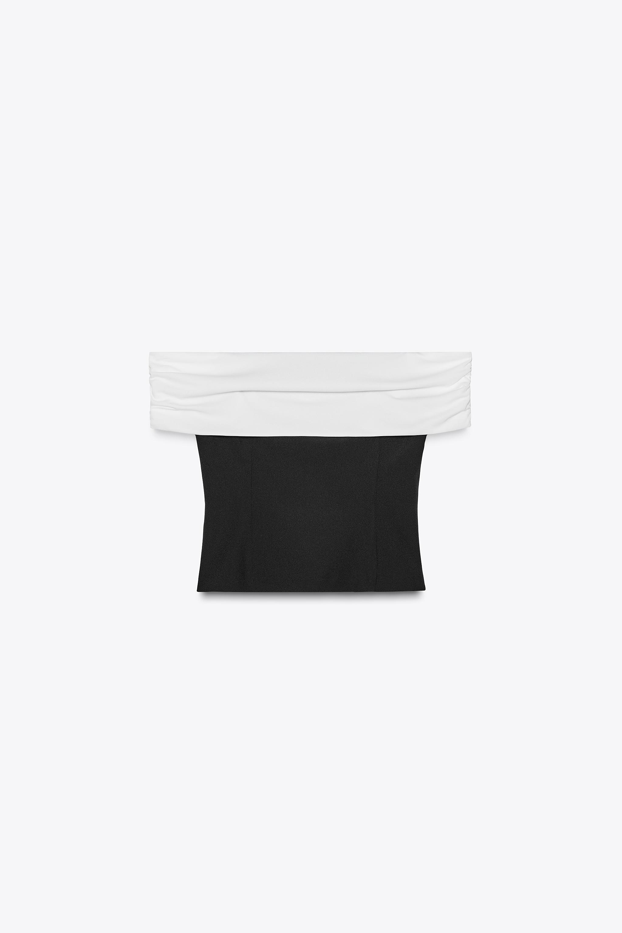 OFF-THE-SHOULDER COMBINATION TOP
