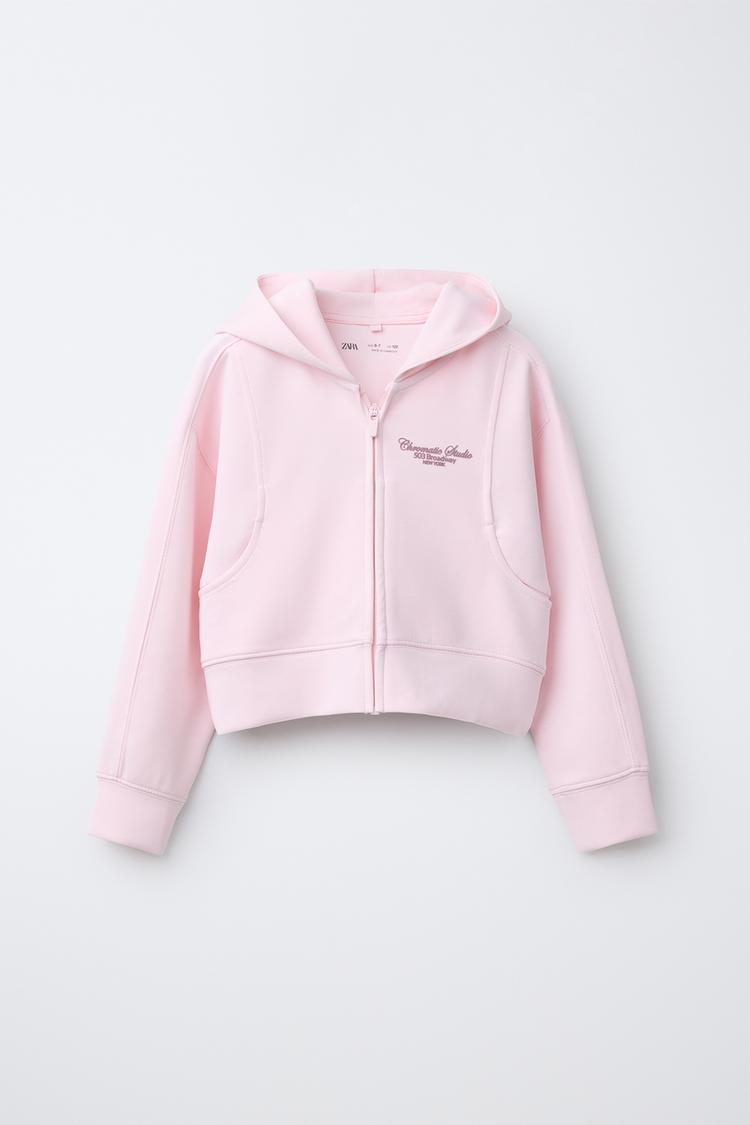 MODAL HOODIE SWEATSHIRT - Zara product image