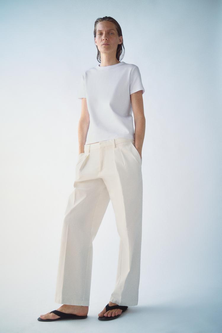SHORT SLEEVE INTERLOCK T-SHIRT - Zara product image